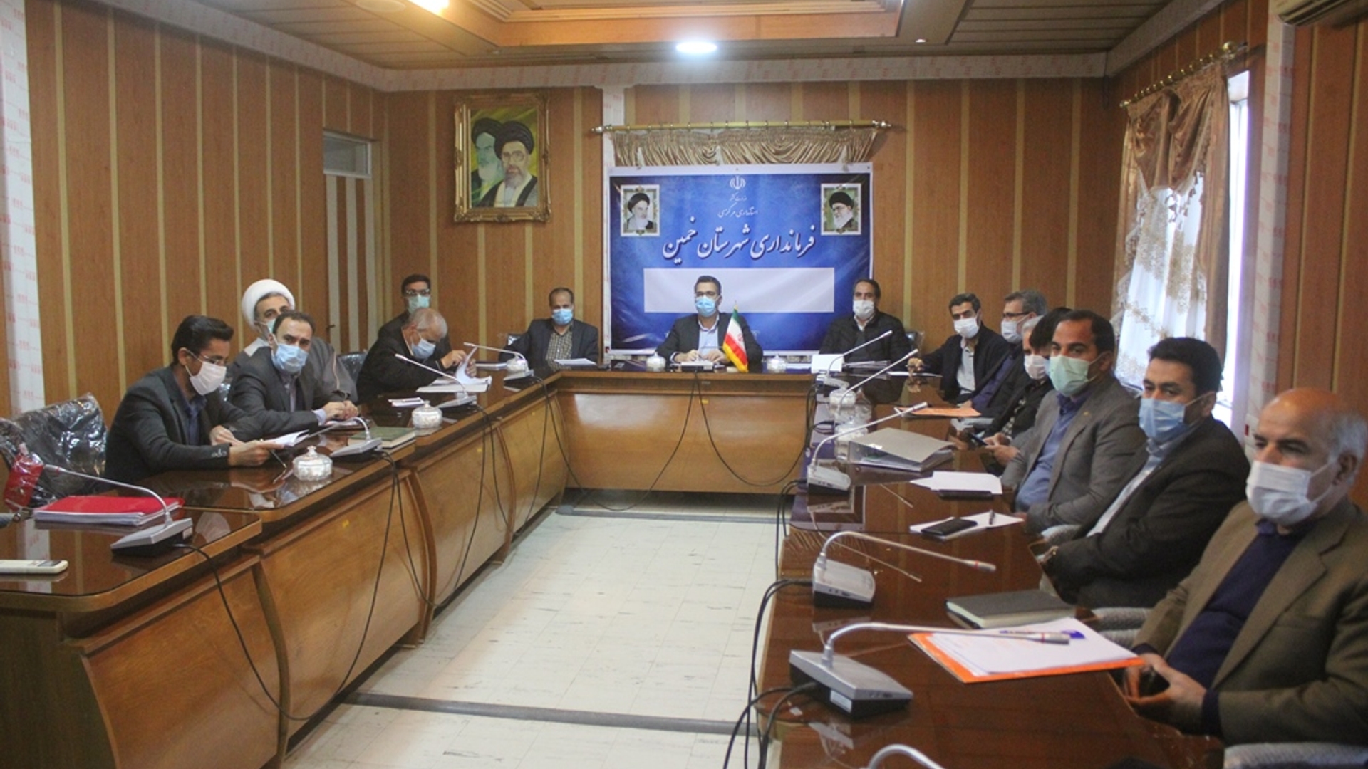 جلسه مشترک شورای پیشگیری از وقوع جرم  استان وشهرستان خمین برگزار شد