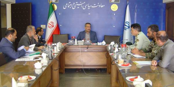 جلسه بازنگری طرح های استگاه های ایست و بازرسی استان در ساعت 30-10  در روز چهارشنبه مورخ 17-3-1402 به ریاست آقای رحیمی تبار مدیر کل امنیتی و انتظامی برگزار گردید.