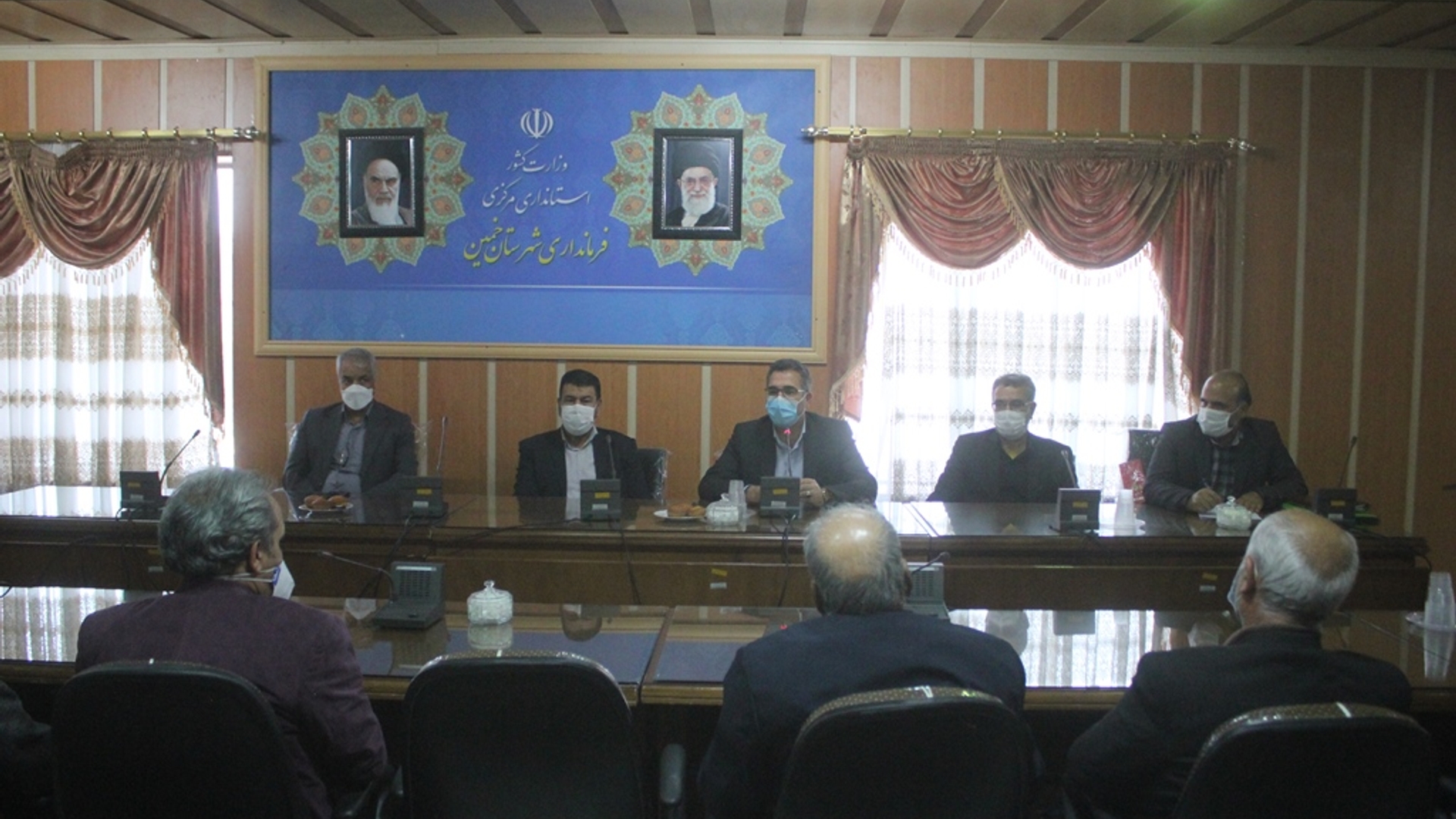 جلسه هماهنگی ستاد بازسازی عتبات عالیات شهرستان خمین برگزار شد