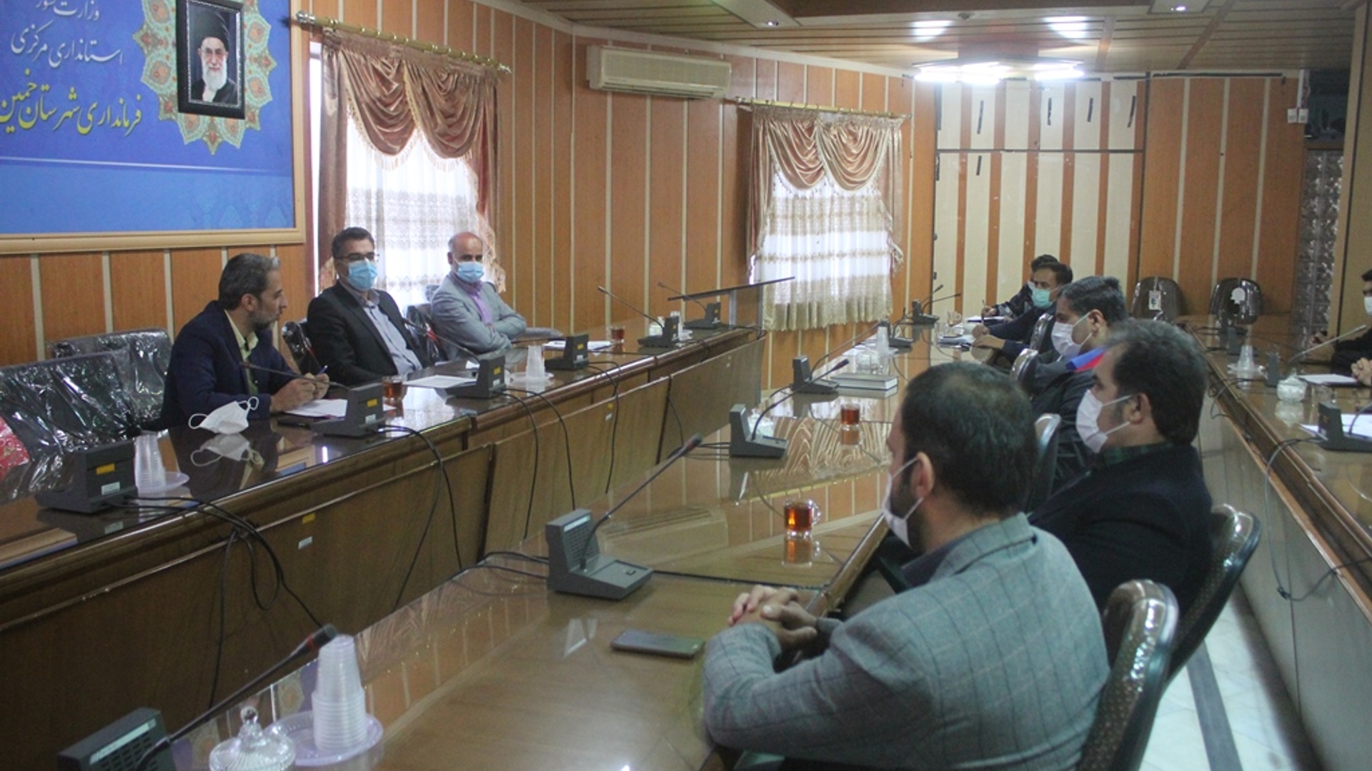 جلسه ستاد پیشگیری از وقوع آنفلوآنزای فوق حاد پرندگان در شهرستان خمین برگزار شد