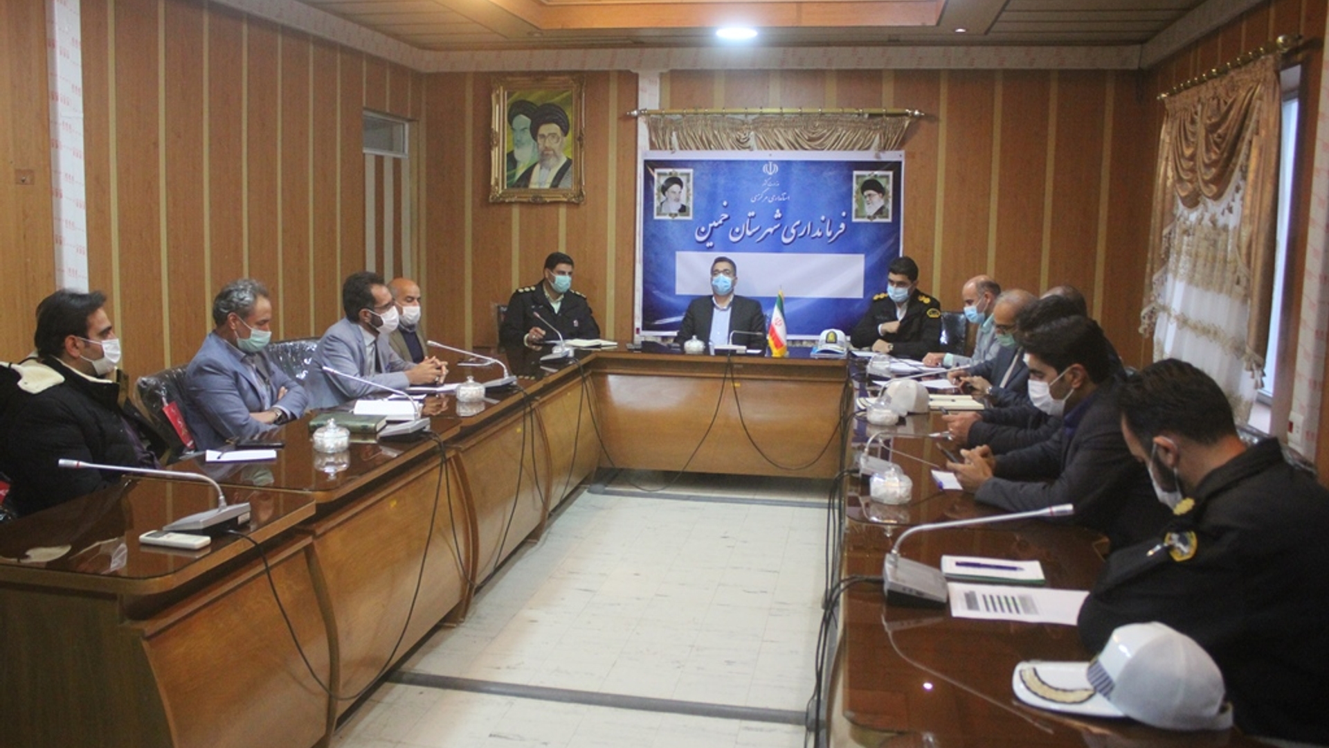 جلسه شورای ترافیک شهرستان خمین برگزار شد .