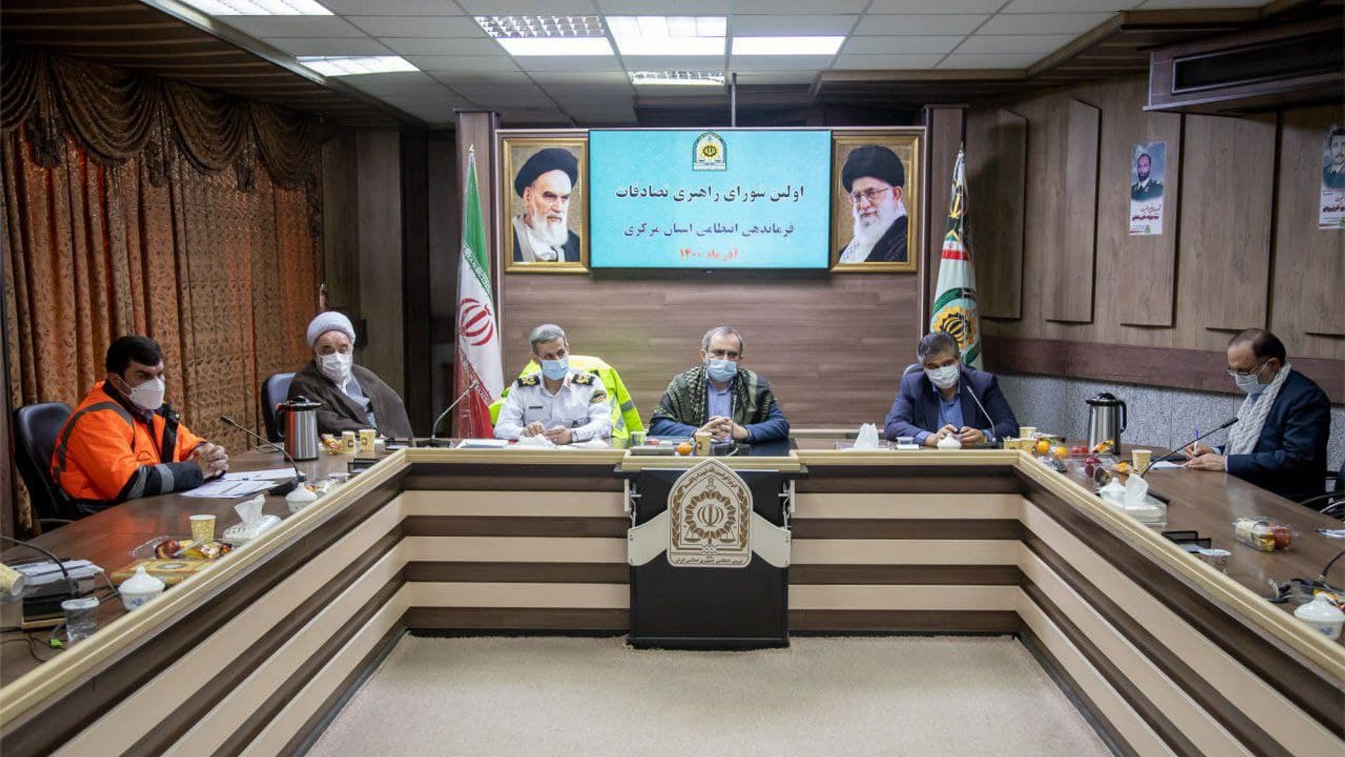 اولین جلسه شورای راهبری تصادفات استان برگزار گردید