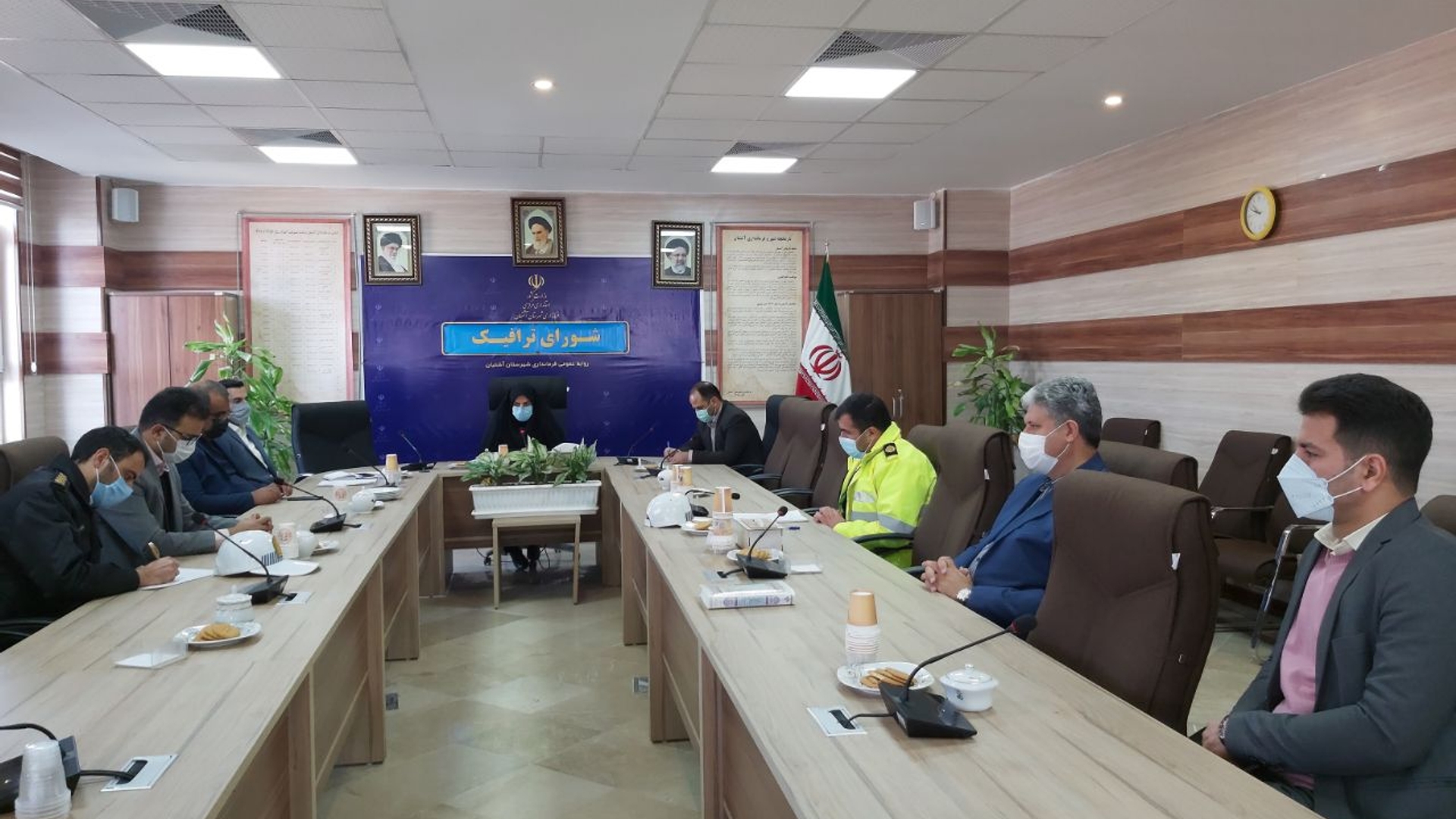 جلسه شورای ترافیک شهرستان آشتیان