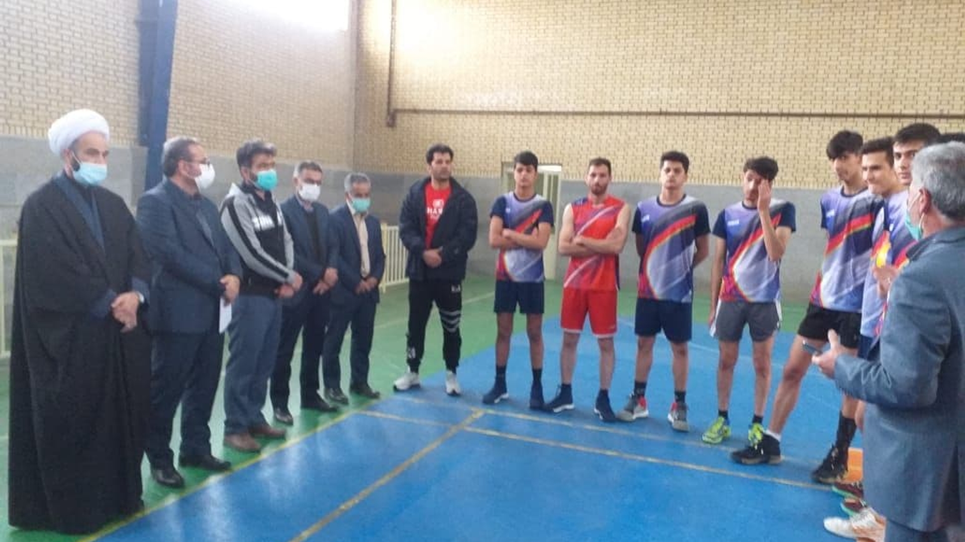 دیدار فرمانداربا جمعی از ورزشکاران شهرستان خنداب