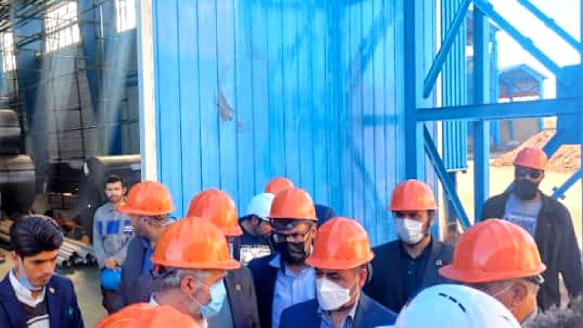 بازدید از شرکت فولاد دشتستان در شهر زاویه