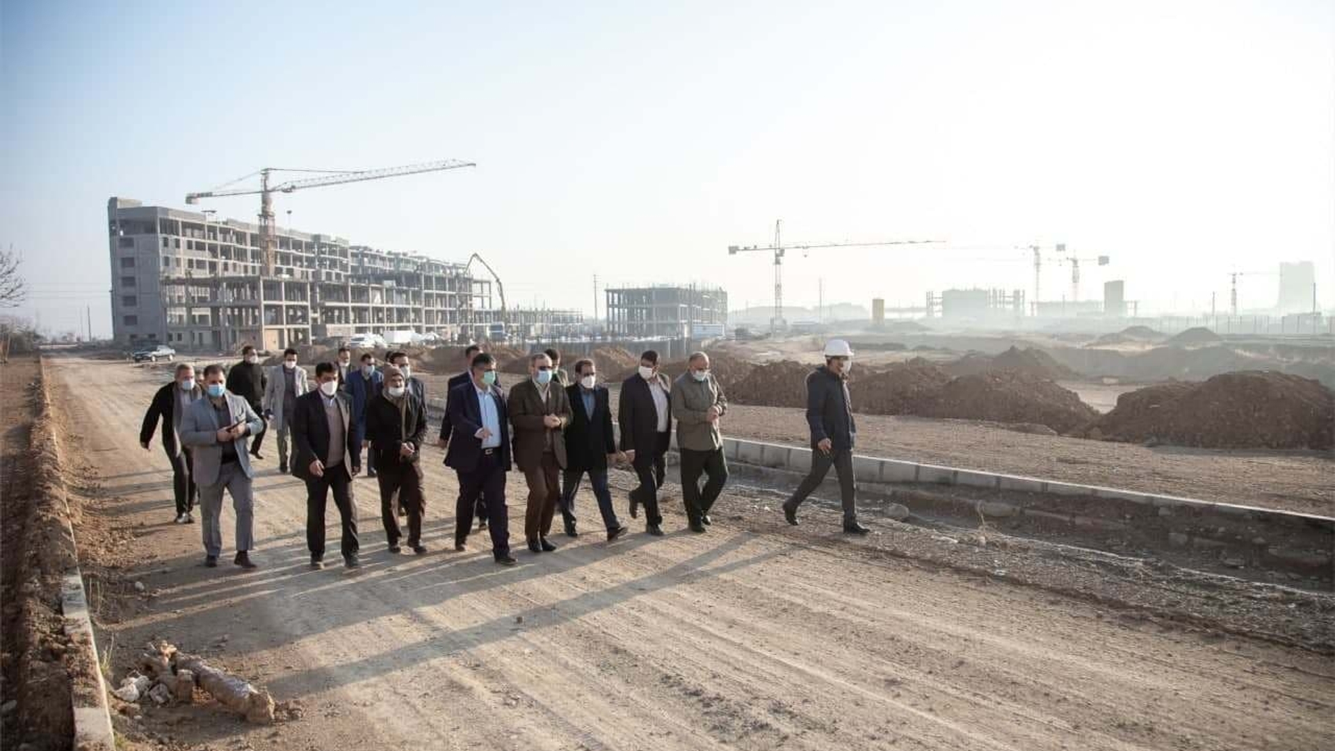 بازدید از روند اجرایی پروژه‌ های نهضت ملی مسکن در شهر اراک
