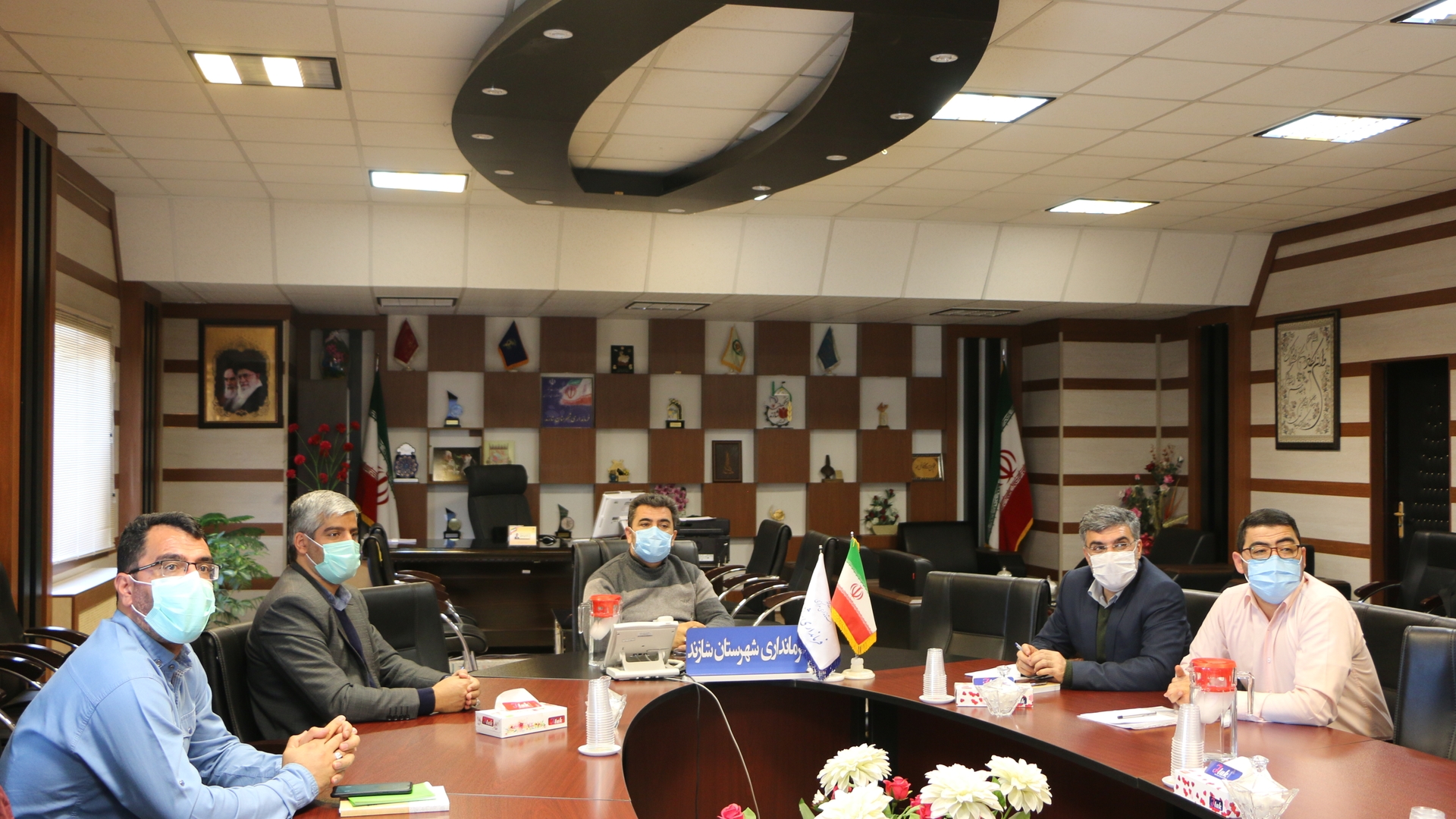 برگزاری جلسه هیات تطبیق مصوبات شورای اسلامی شهرهای شهرستان شازند