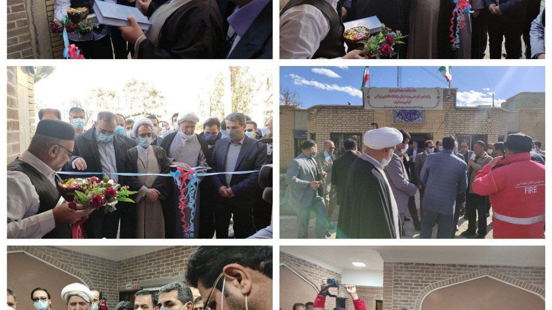 افتتاح ساختمان بازسازی شده شهرداری نراق