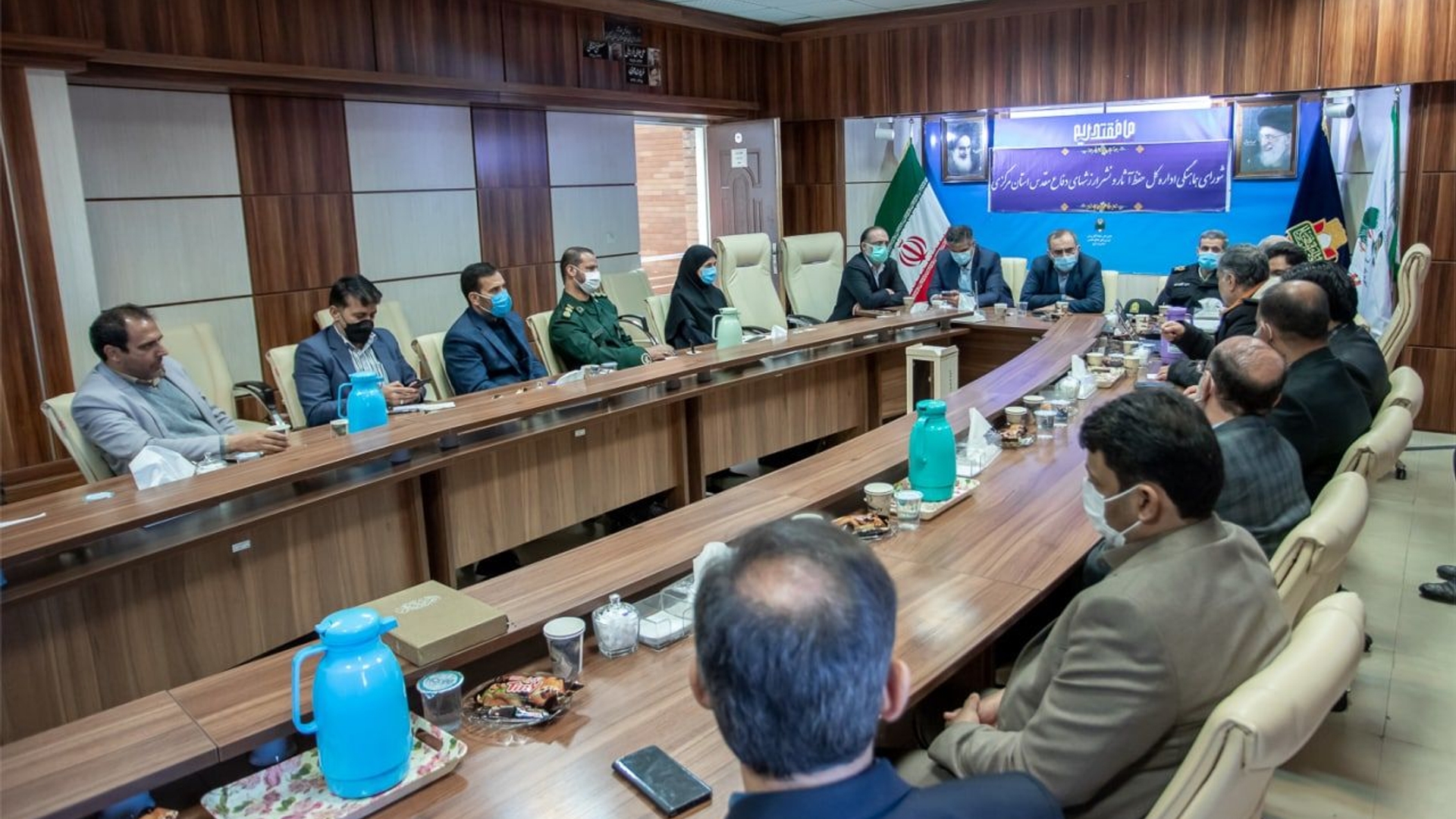 نشست شورای هماهنگی حفظ آثار و نشر ارزش‌های دفاع مقدس استان مرکزی