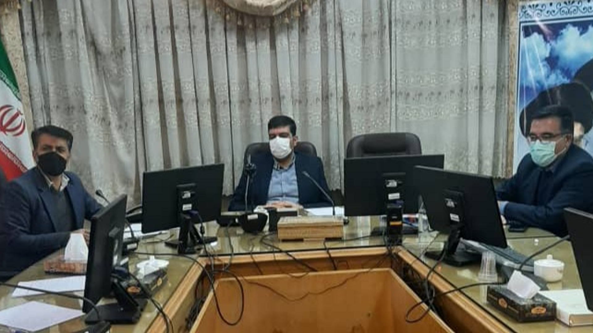 بمنظور بررسی آخرین وضعیت بیماری کرونا ویروس در استان مرکزی شهرستان اراک