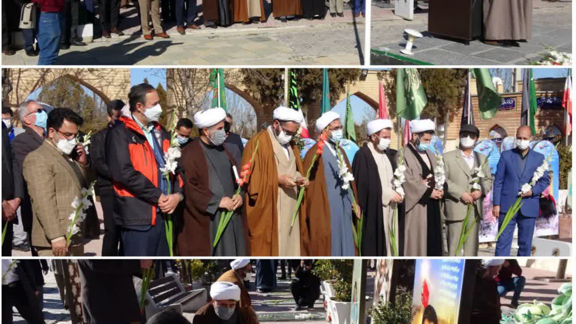 حضور در مراسم تجدید میثاق دانشگاهیان استان مرکزی با شهدا و آرمان های انقلاب اسلامی