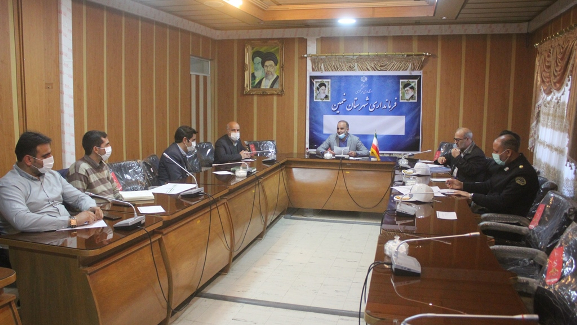 جلسه شورای ترافیک شهرستان خمین برگزار شد  .