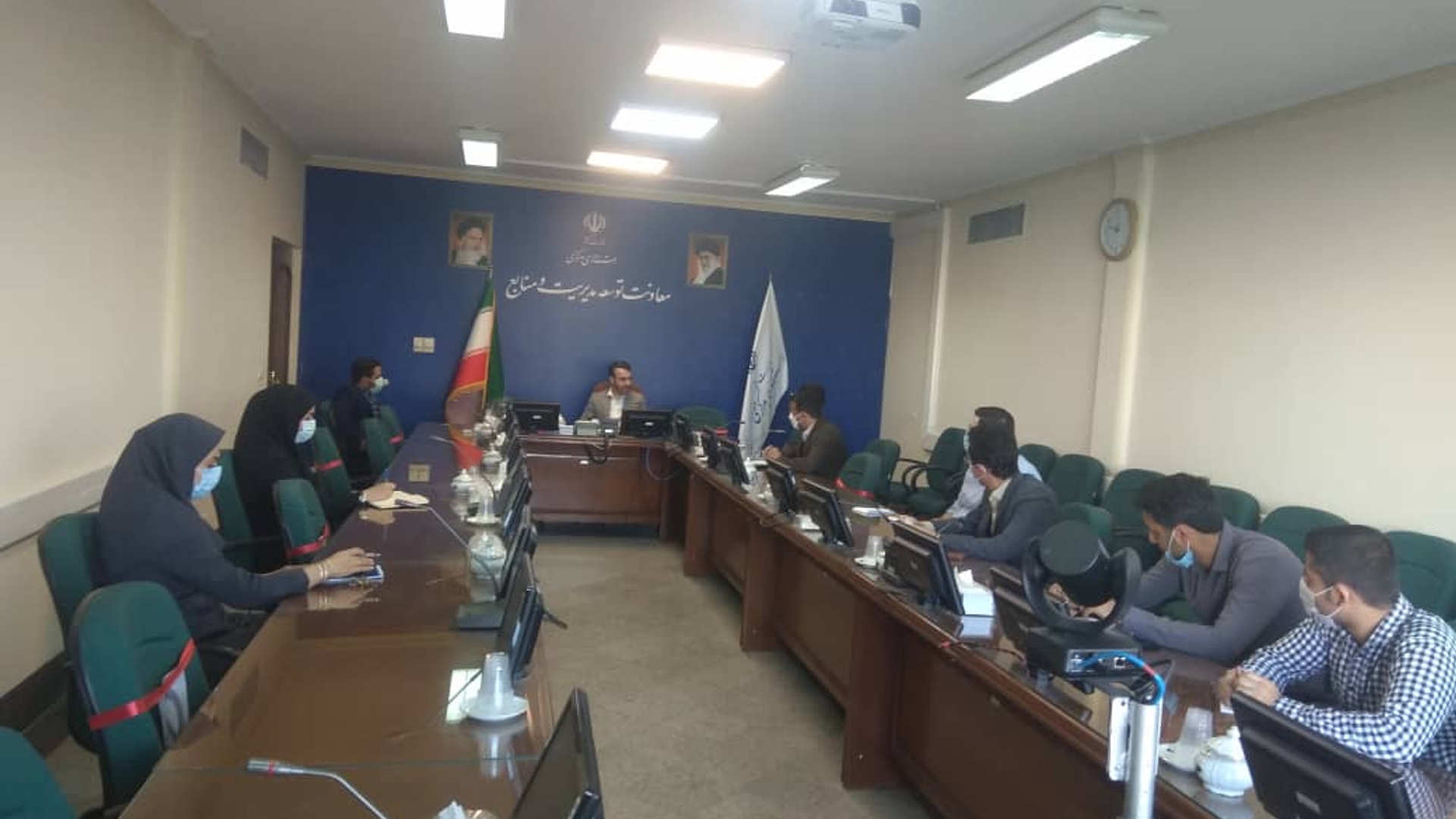 برگزاری جلسه کمیته فناوری اطلاعات در خصوص سفر ریاست محترم جمهوری به استان مرکزی