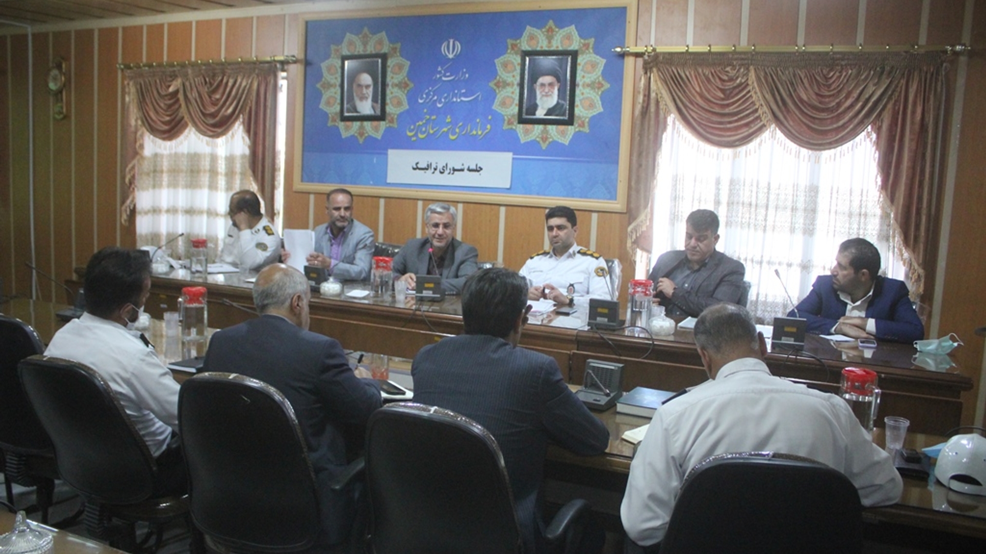 چهارمین جلسه شورای ترافیک شهرستان خمین برگزار شد