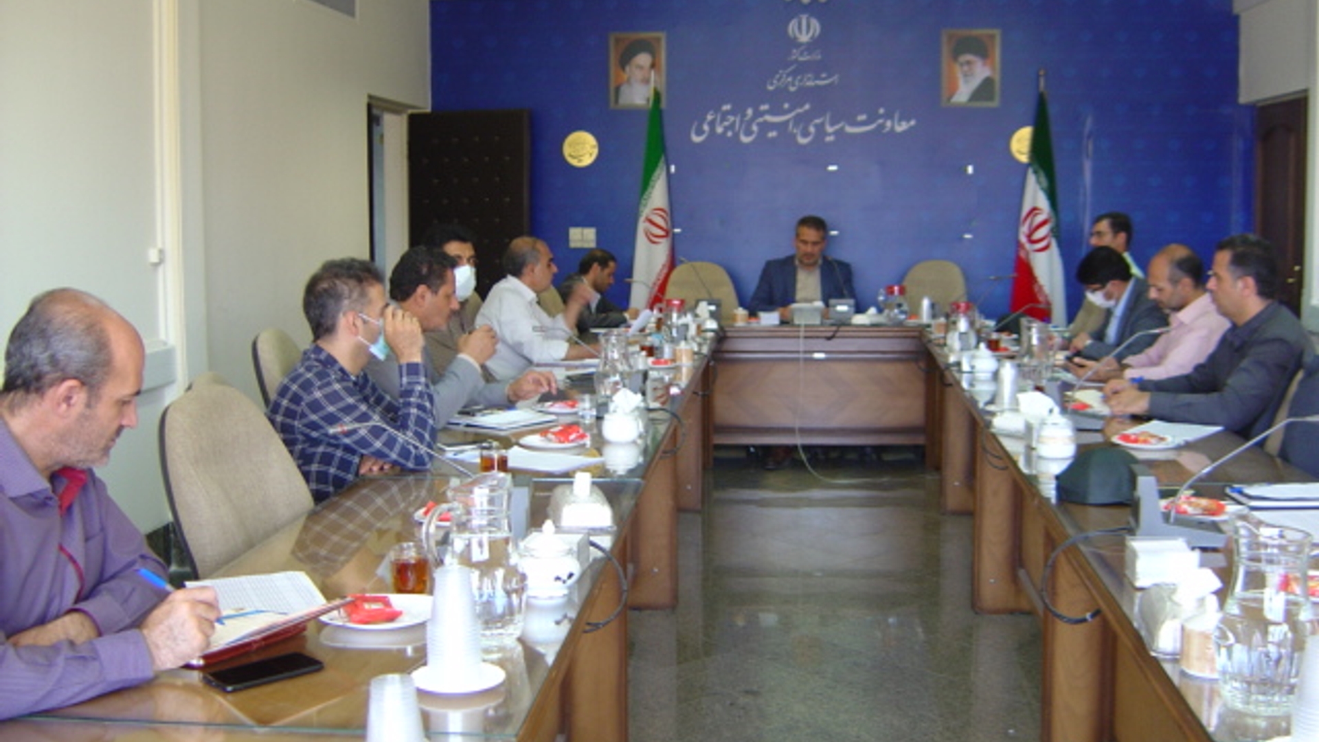 جلسه حفاظت از آزمون استان به ریاست جناب آقای رحیمی تبار مدیر کل امنیتی و انتظامی برگزار گردید.
