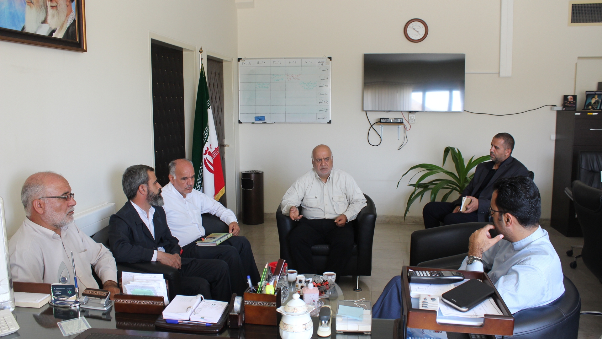 نشست مدیرکل پدافند غیرعامل و دبیر ستاد اربعین حسینی (ع) استان و موکب داران