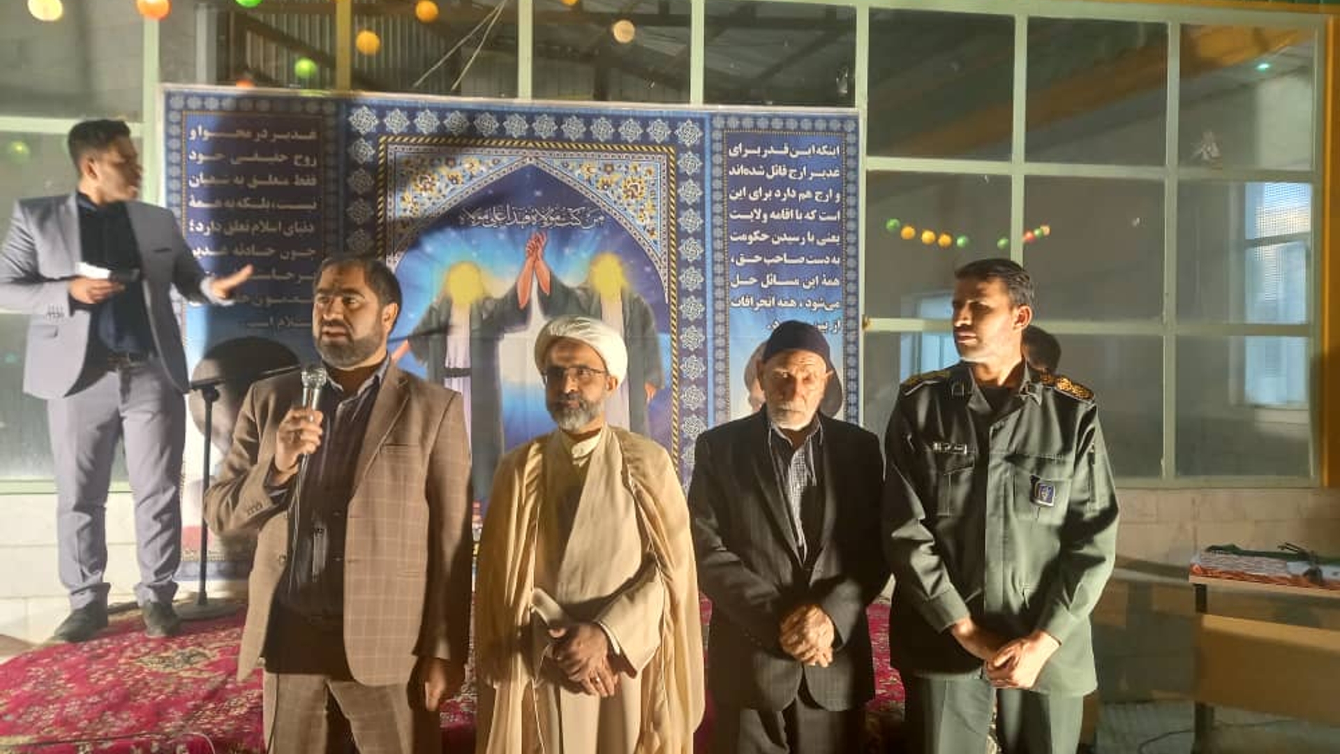 جشن عید غدیر خم با حضور فرماندار شهرستان فراهان در روستای زنگارک