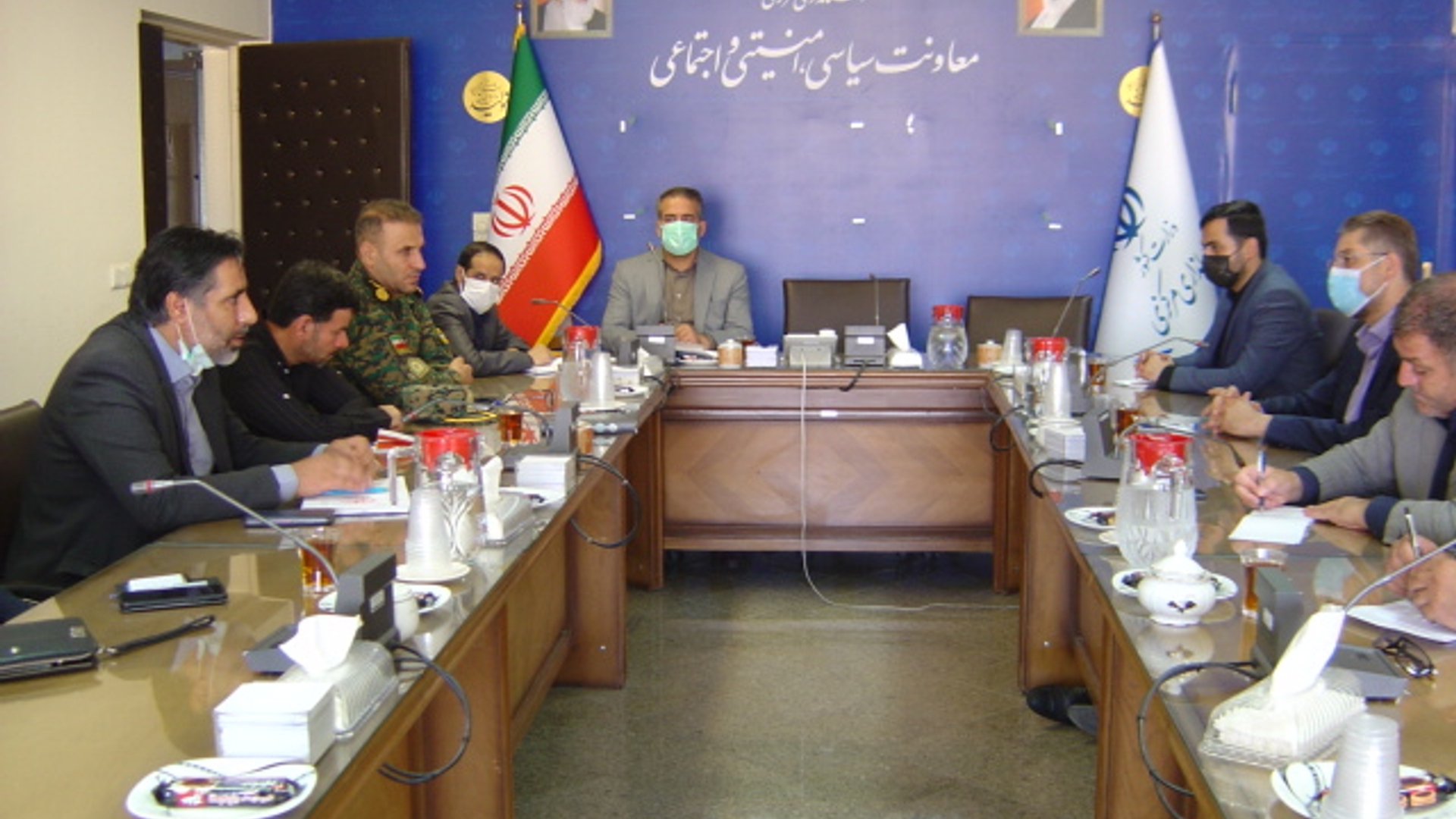 جلسه کمیسیون امنیت ورزش استان مورخ 1401-5-8 برگزار گردید