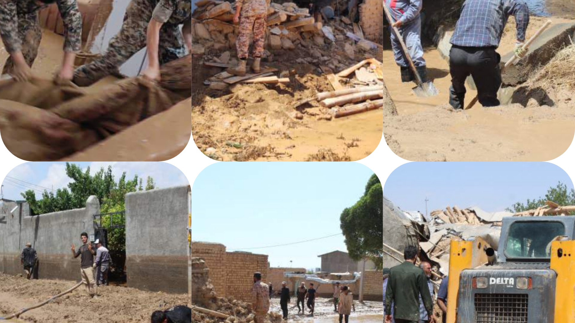امداد رسانی گروه های جهادی در روستای آهنگران