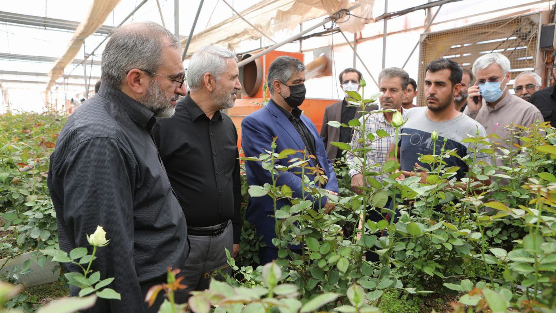 بازدید از شهرک گل و گیاه واقع در شهرستان خمین