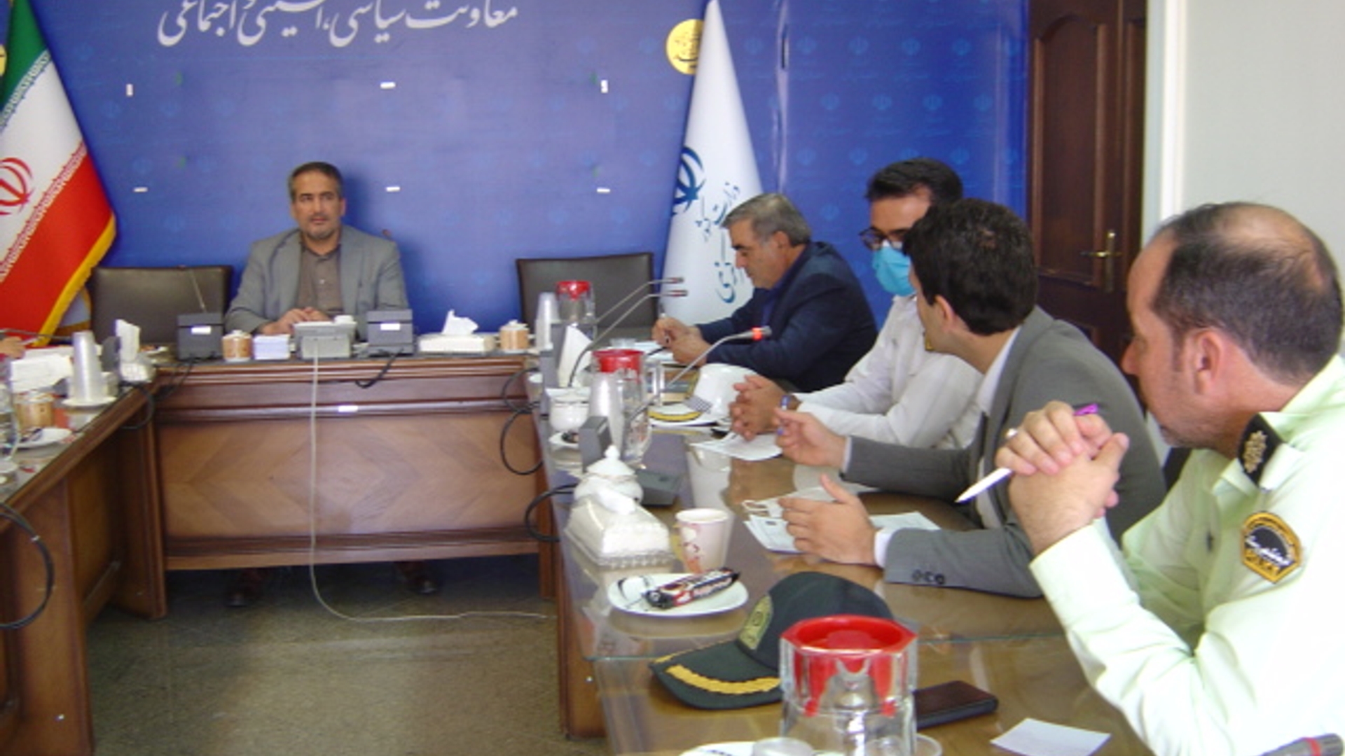 جلسه کمیته فنی سامانه های هوشمند نظارتی استان در مورخ 1401-6-1