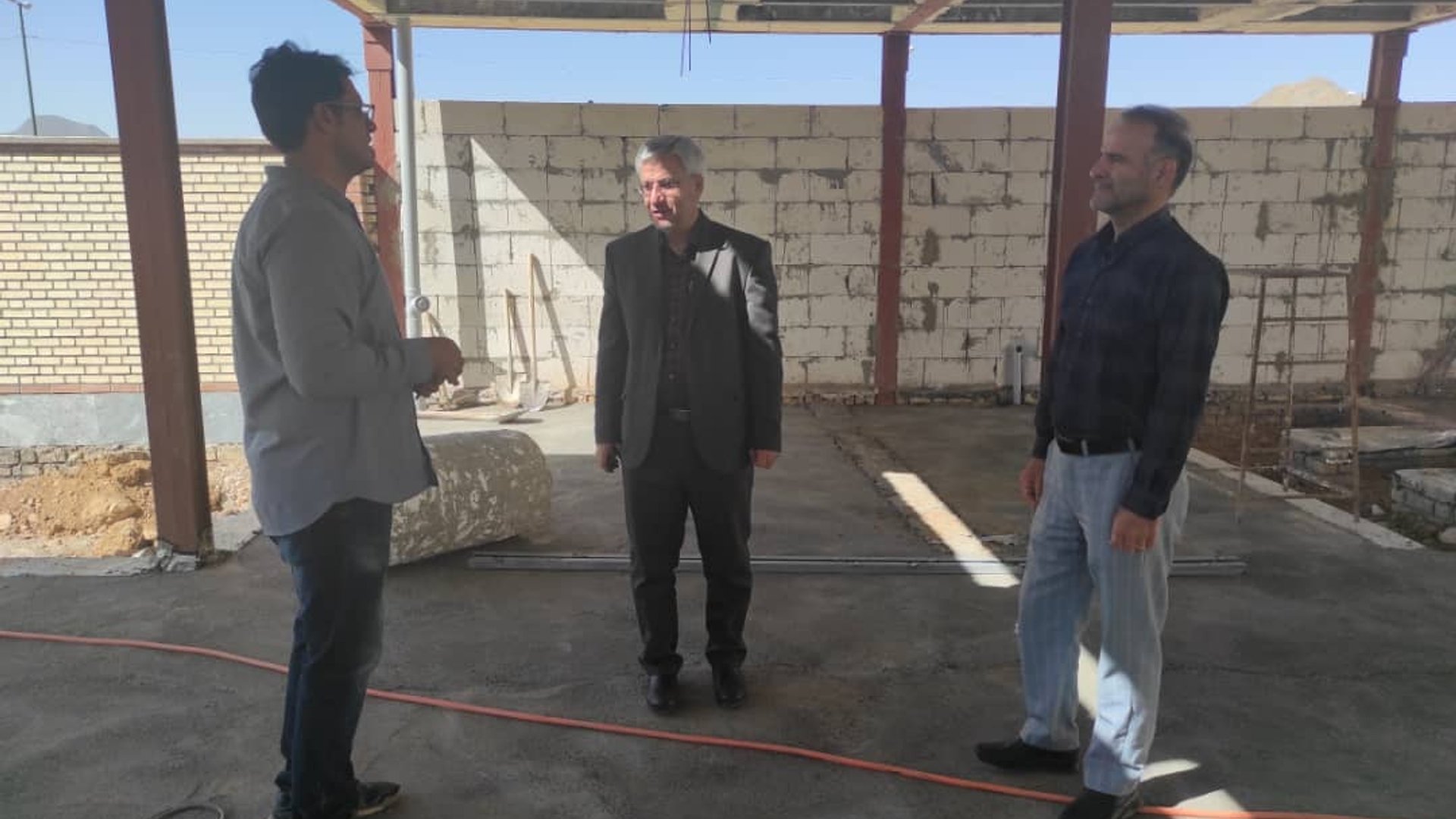فرماندار از پروژه احداث ساختمان کانون پرورش فکری کودکان ونوجوان شهرستان خمین بازدید کرد