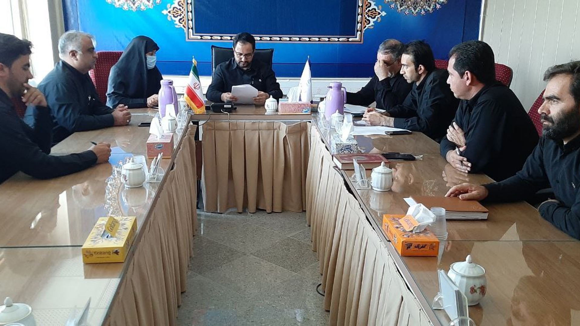 جلسه هیئت تطبیق مصوبات شوراهای اسلامی شهرهای کمیجان و میلاجرد