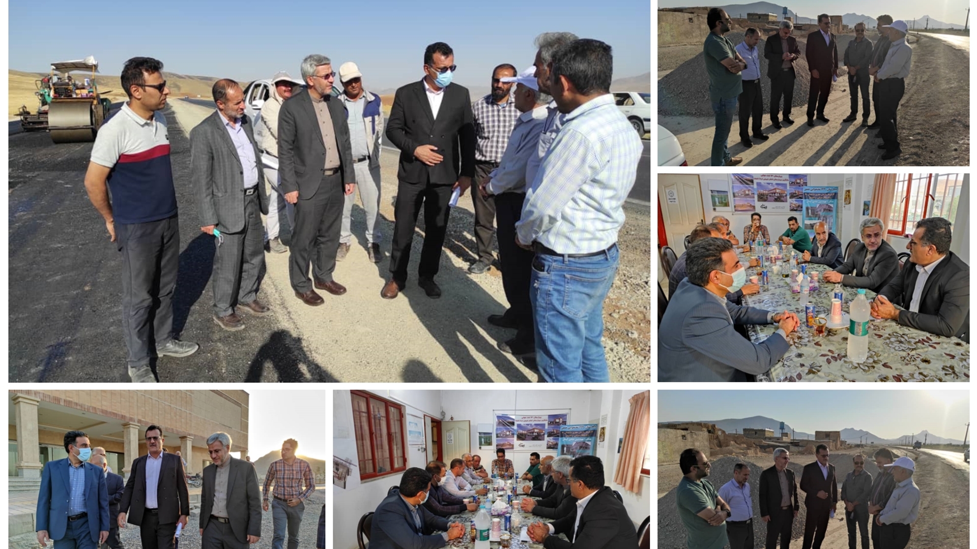 رئیس سازمان مدیریت و برنامه ریزی استان از پروژه های حوزه راه وشهرسازی شهرستان خمین بازدید کرد