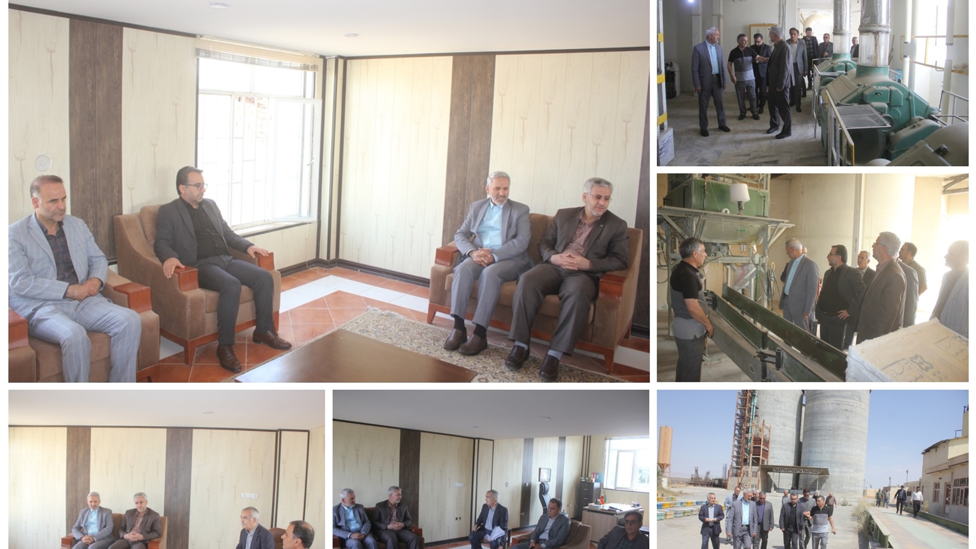 جلسه بررسی مسائل و مشکلات کارخانه آرد هفت سواران شهرستان خمین برگزار شد