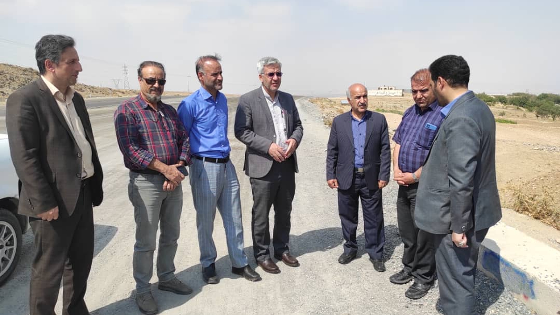 فرماندار از تعدادی از محور های مواصلاتی شهرستان خمین بازدید کرد