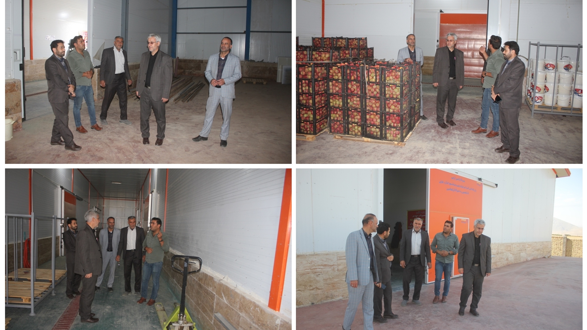 فرماندار از سردخانه میوه و محصولات کشاورزی شهر قورچی باشی بازدید کرد