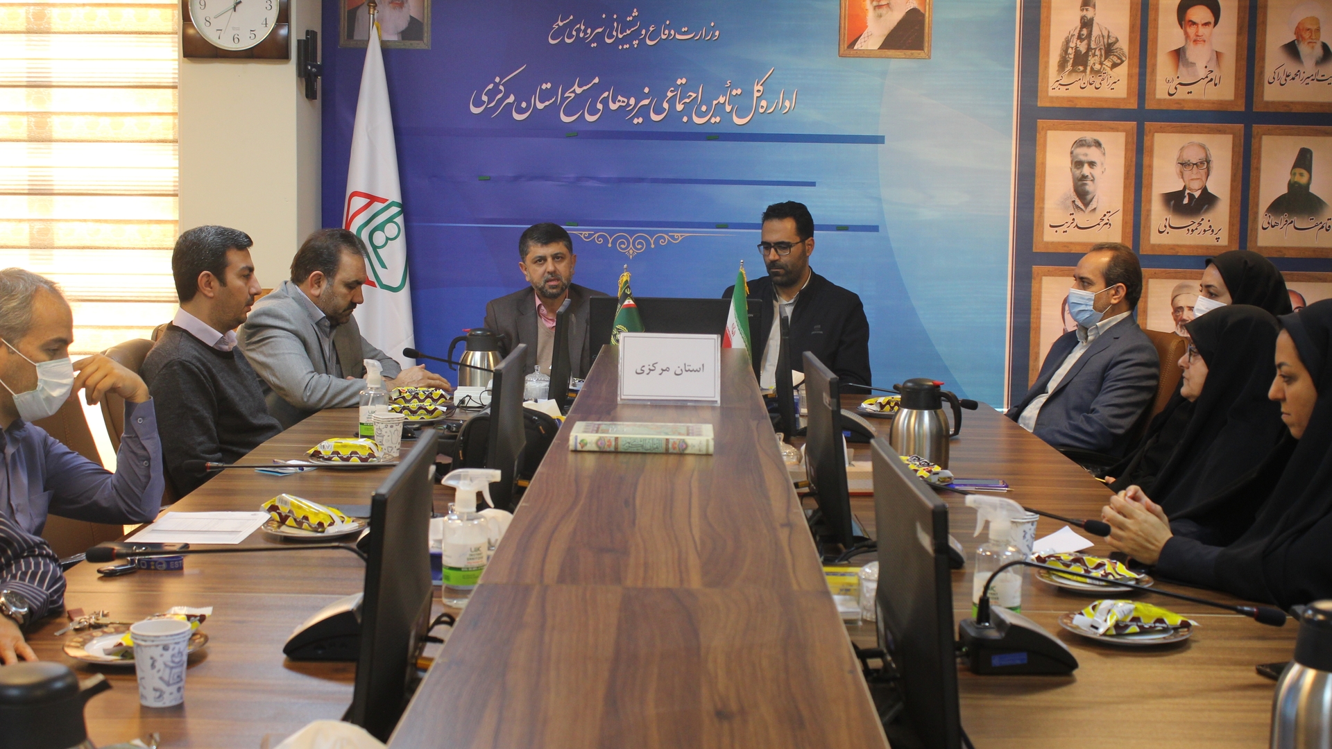 برگزاری کارگاه آموزشی آشنایی با پدافند غیرعامل در اداره کل تامین اجتماعی نیروهای مسلح استان