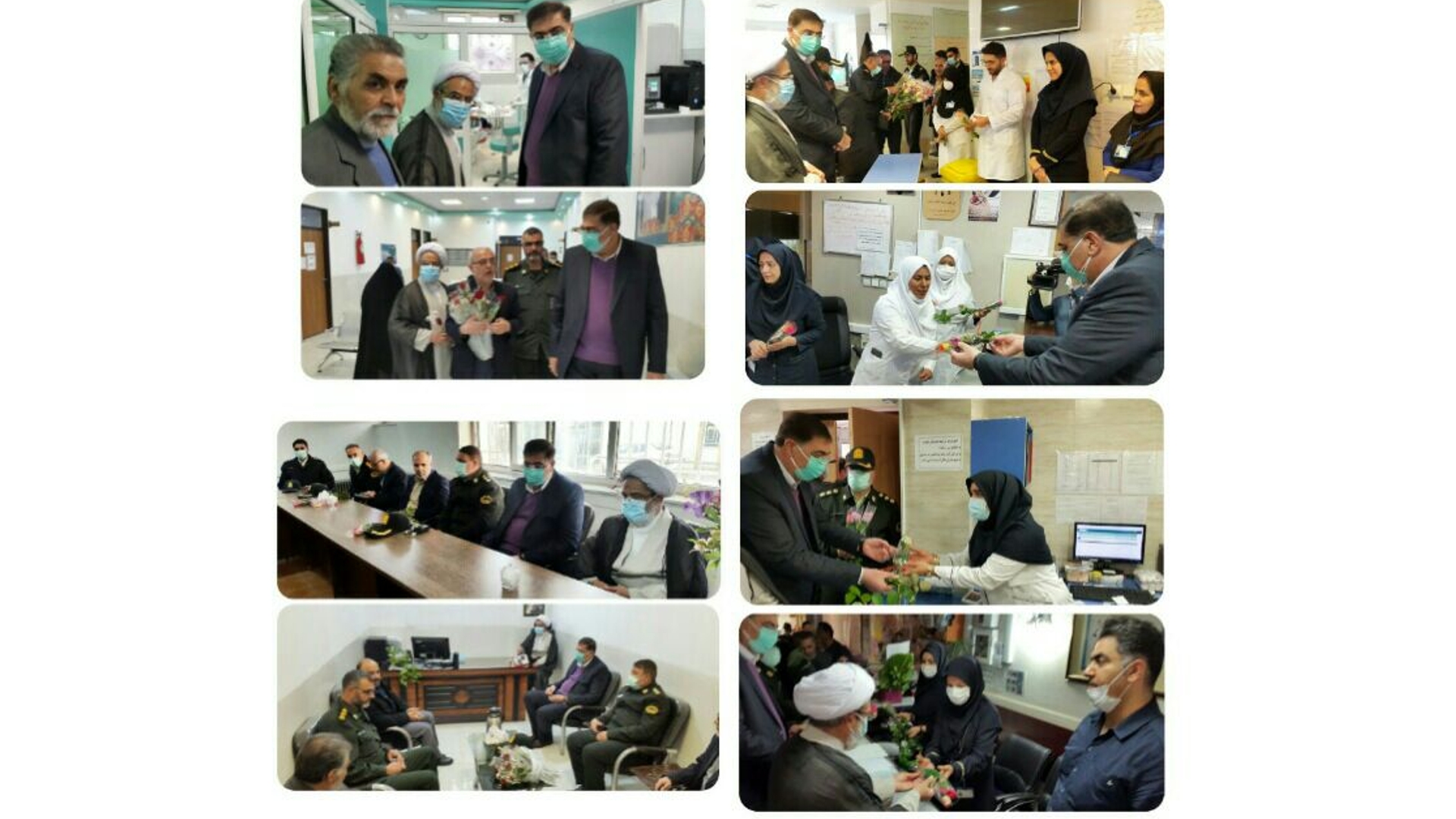 تقدیر از پرستاران و کادر درمان بیمارستان امام خمینی(ره) و درمانگاه شهدای فتح المبین به مناسبت روز پرستار