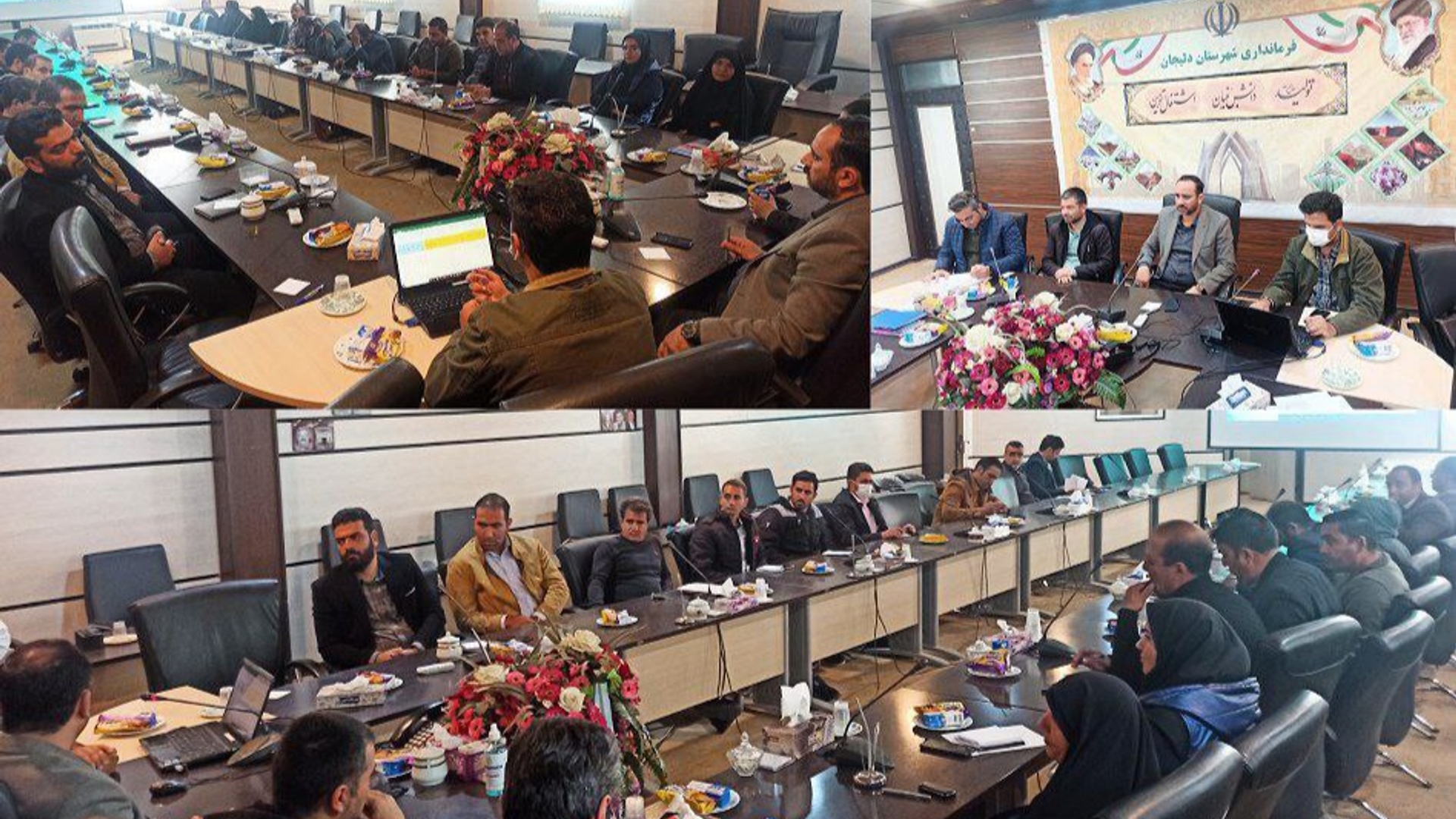 برگزاری هجدهمین جلسه رصد و پایش پروژه های عمرانی روستاهای بخش مرکزی شهرستان دلیجان