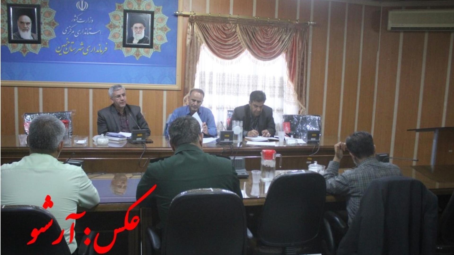 جلسه فوق العاده ستاد مدیریت بحران شهرستان خمین برگزار شد