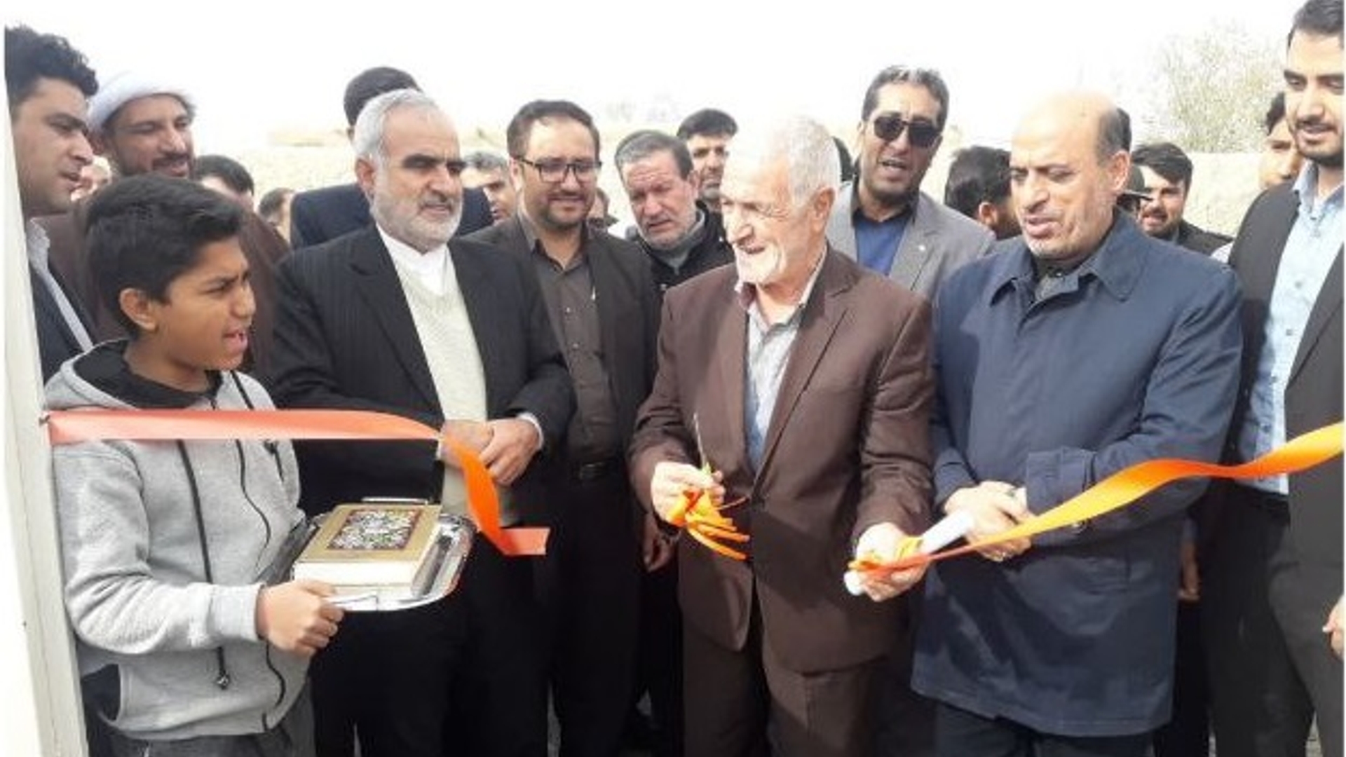 افتتاح مدرسه خیرساز شهید صفرعلی عسکری روستای خاتم آباد شهرستان کمیجان