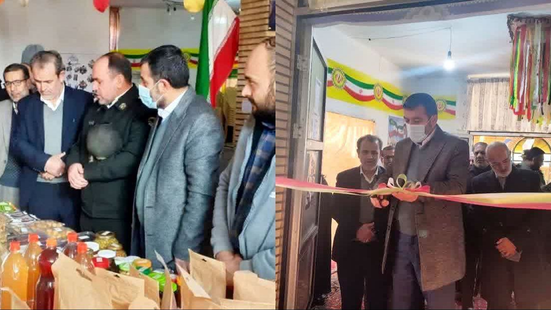 آئین افتتاح نمایشگاه توانمندی بانوان شهرستان زرندیه در دومین روز دهه فجر