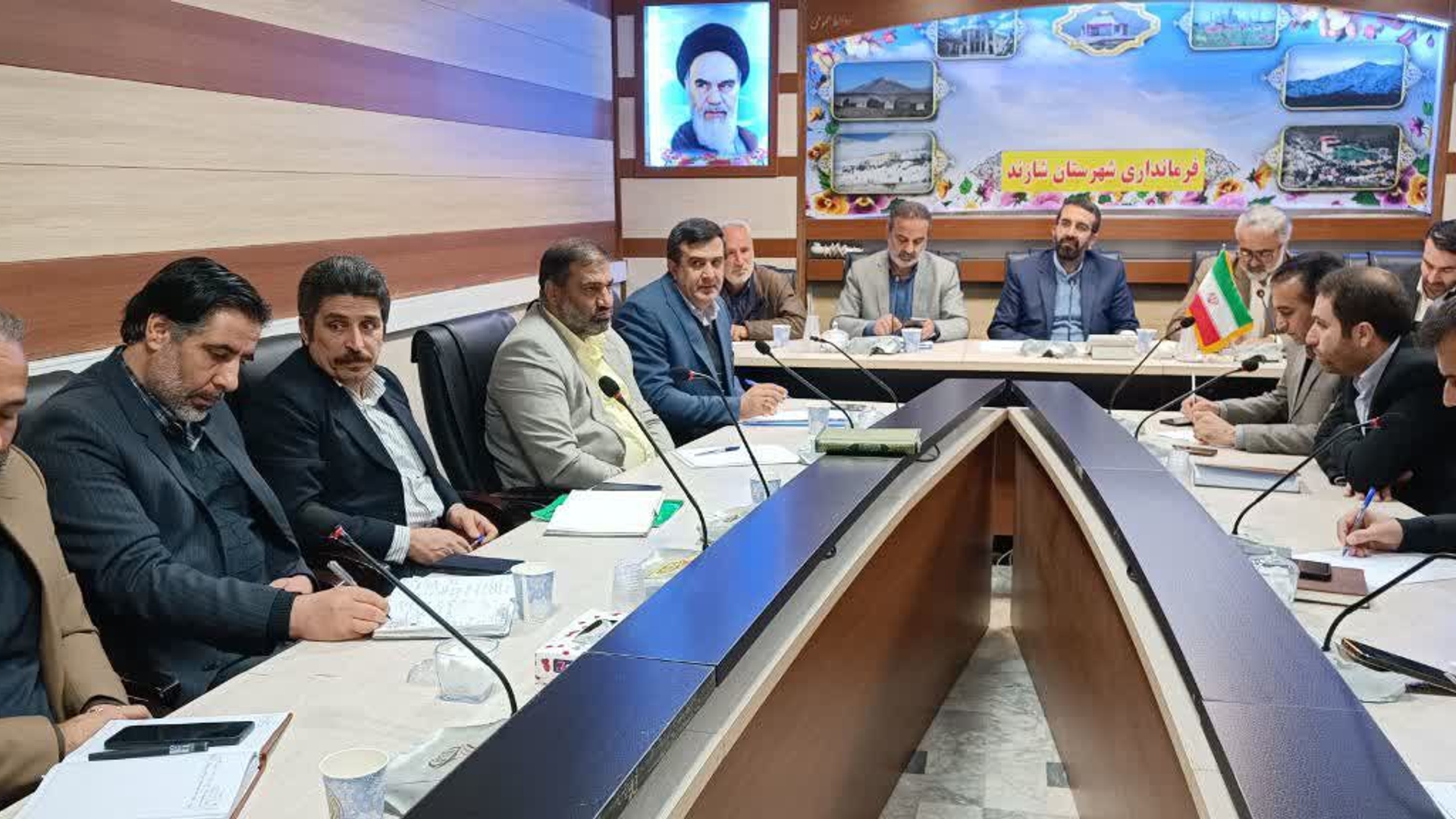 برگزاری جلسه برنامه ریزی و هماهنگی اجرای انتخابات شهرستان شازند مورخ 9-12-1401