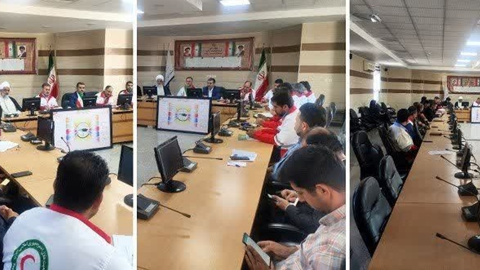 جلسه بررسی مشکلات جمعیت هلال احمر شهرستان