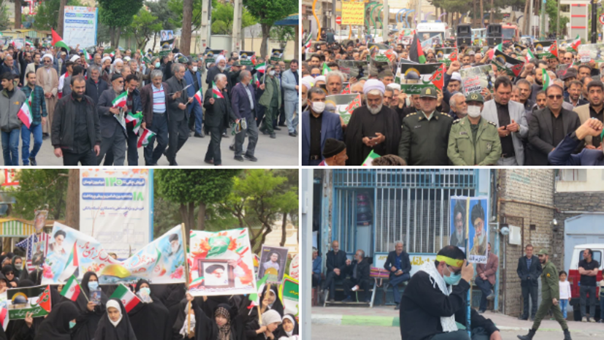 گزارش تصویری شماره2 راهپیمایی روز قدس مامونیه