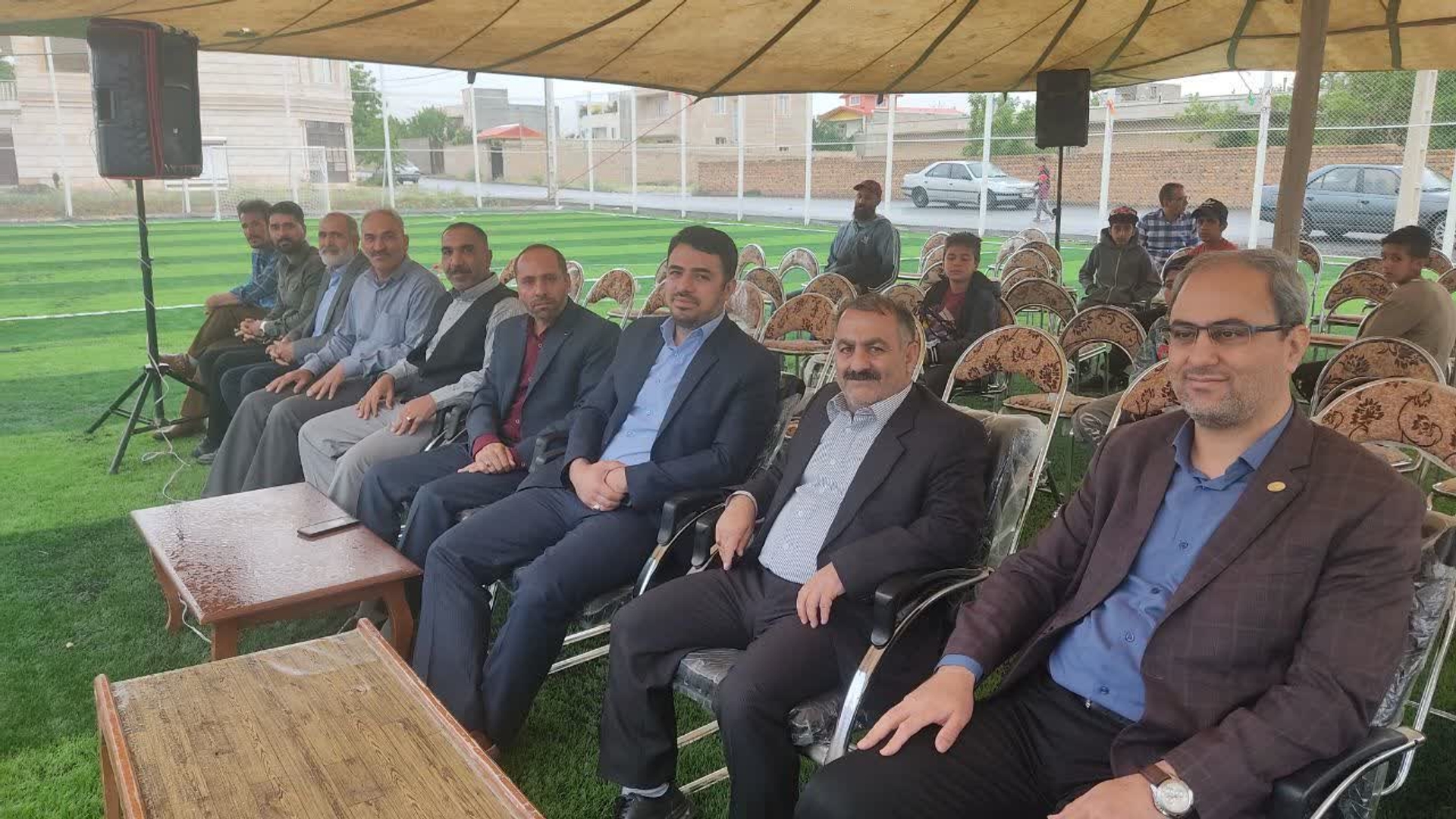 افتتاح زمین چمن مصنوعی و واحد دندانپزشکی روستای گوار از توابع بخش مرکزی شهرستان اراک