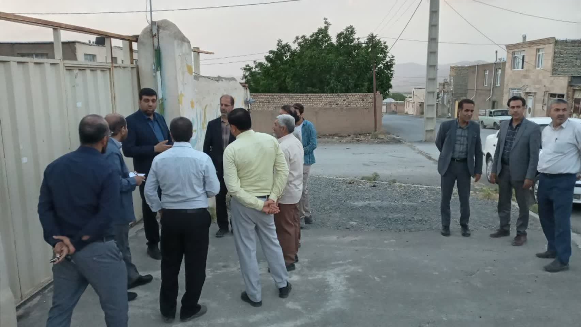 بازدیدهادی فرماندار شهرستان اراک از روستای چشمه پهن. از توابع بخش مرکزی اراک