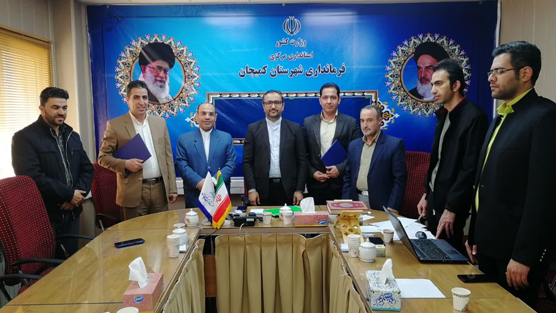 جلسه تطبیق مصوبات شوراهای اسلامی شهر کمیجان و میلاجرد