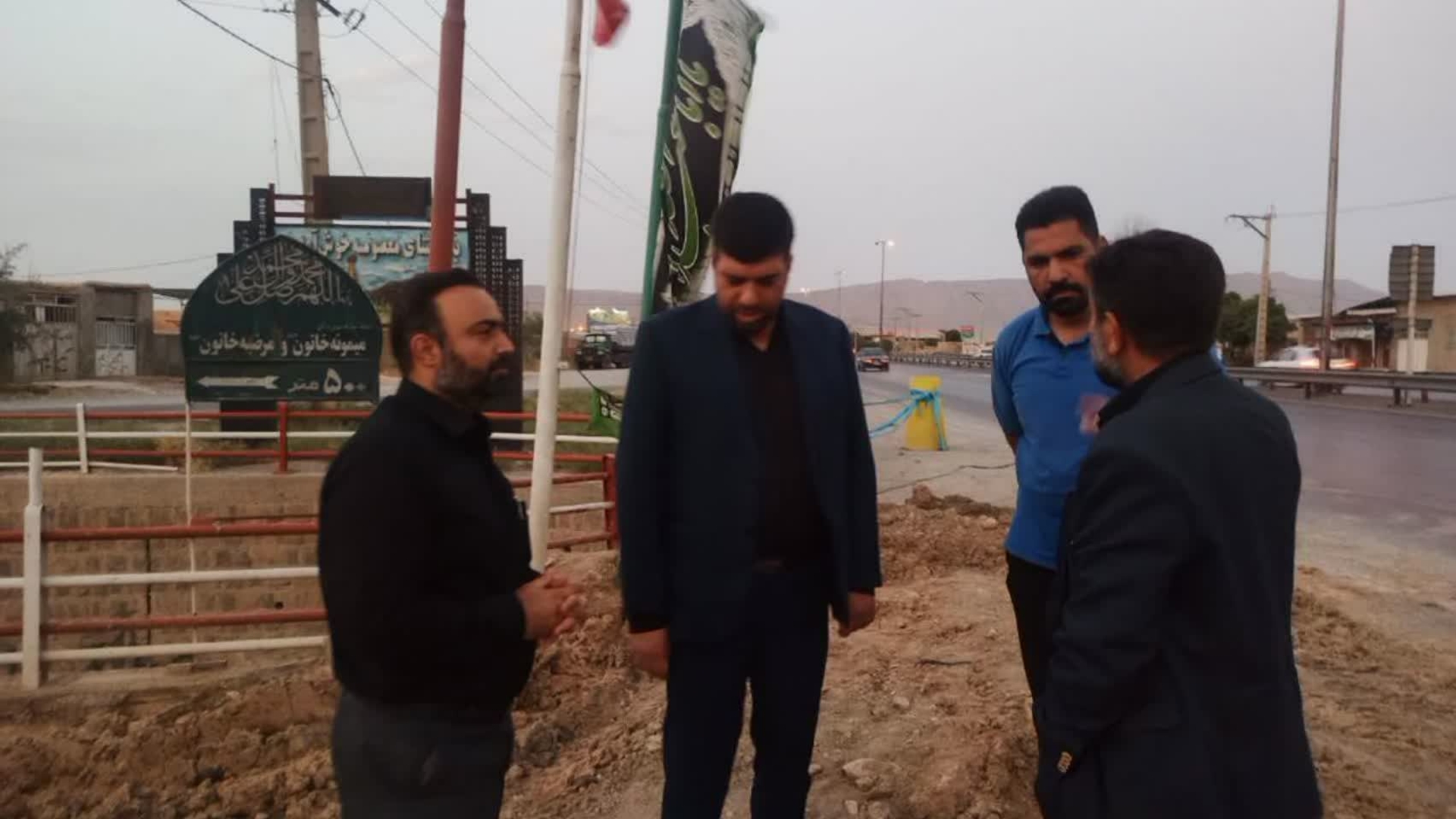بازدید فرماندارشهرستان اراک  ازروستای معصومیه  بخش معصومیه  شهرستان اراک