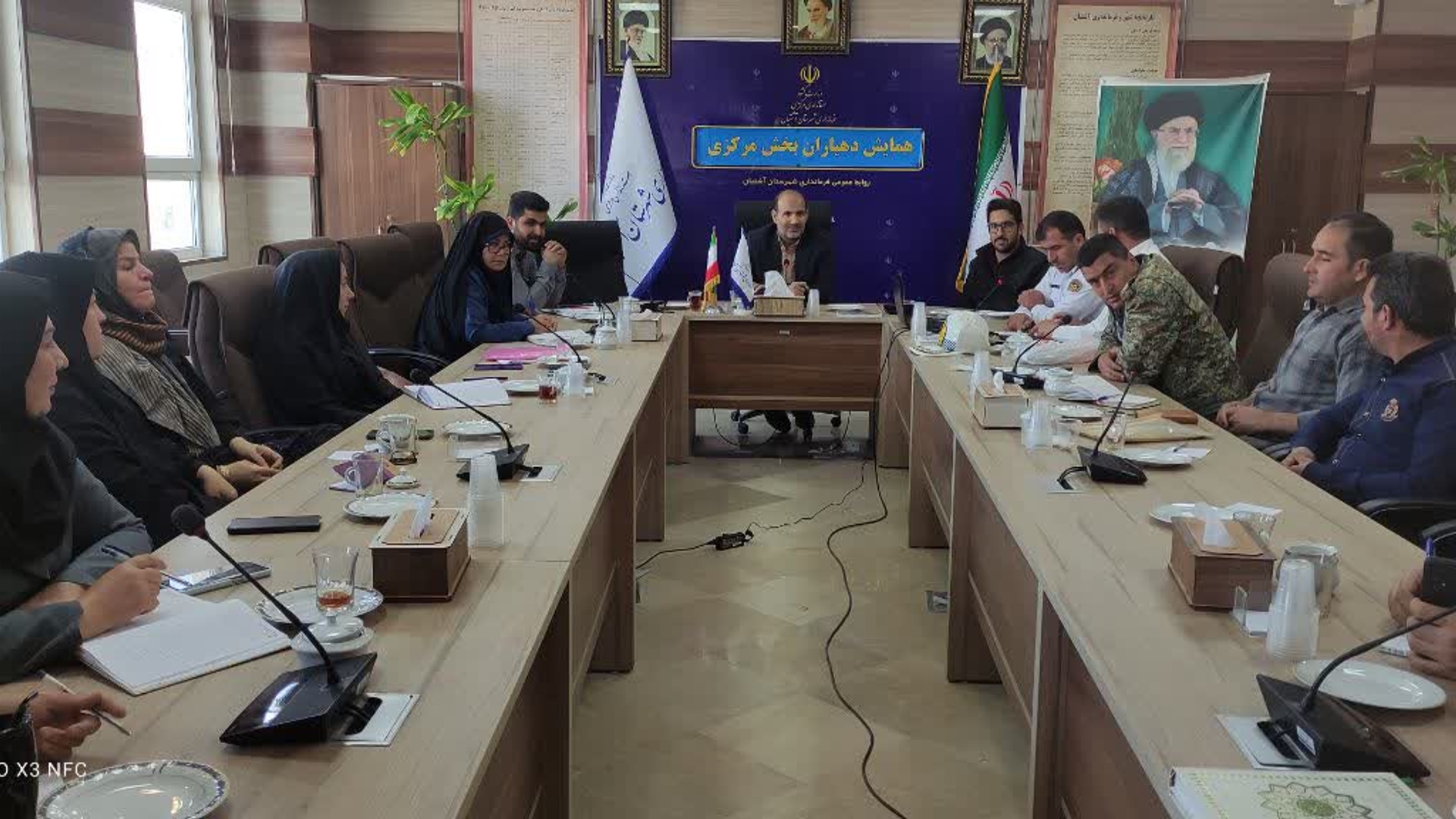 برگزاری کارگاه آموزشی با عنوان دوره های مشارکتی ویژه دهیاران بخش مرکزی شهرستان آشتیان