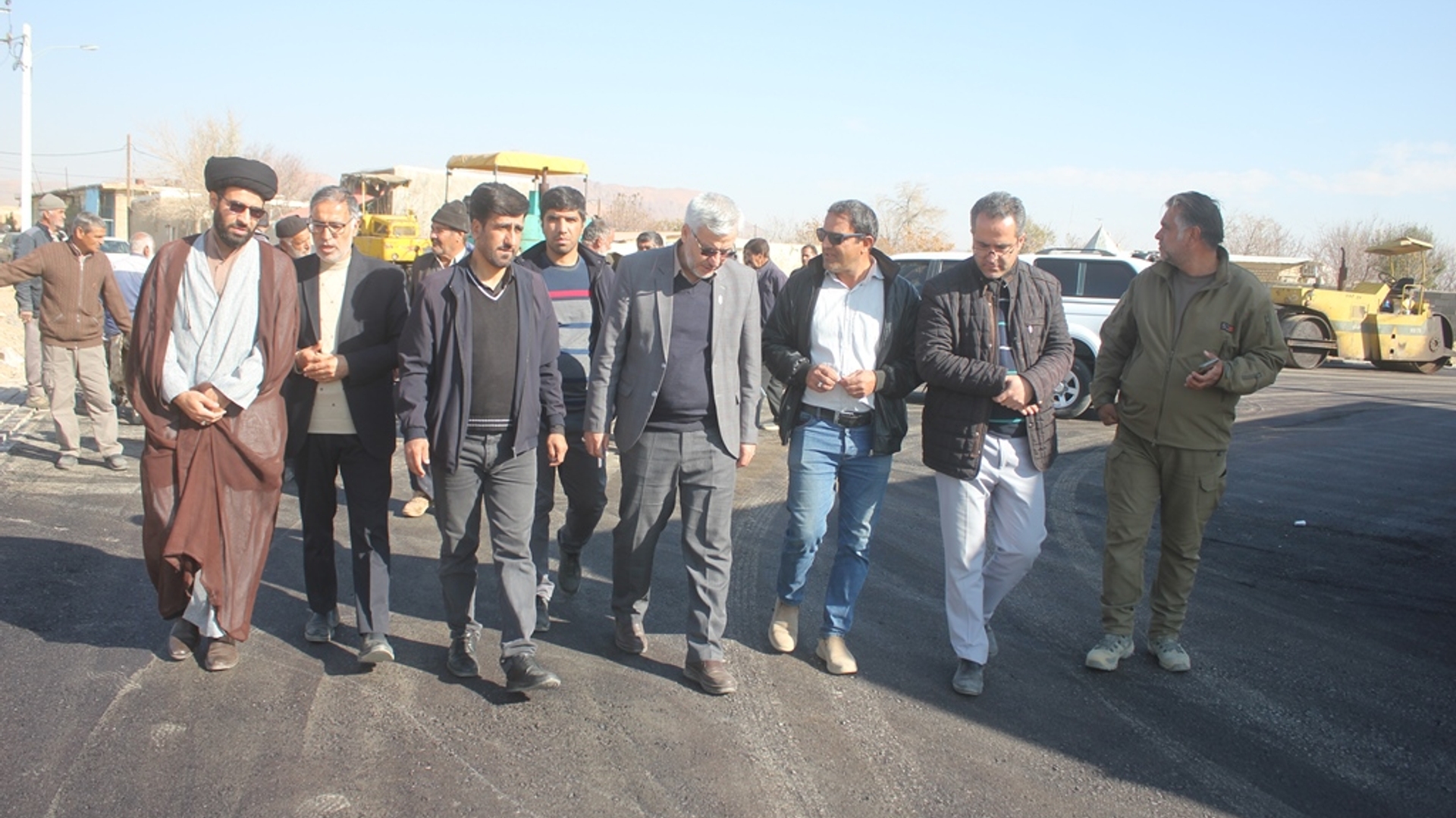 فرماندار از تعدادی از روستا های بخش مرکزی شهرستان خمین بازدید کرد