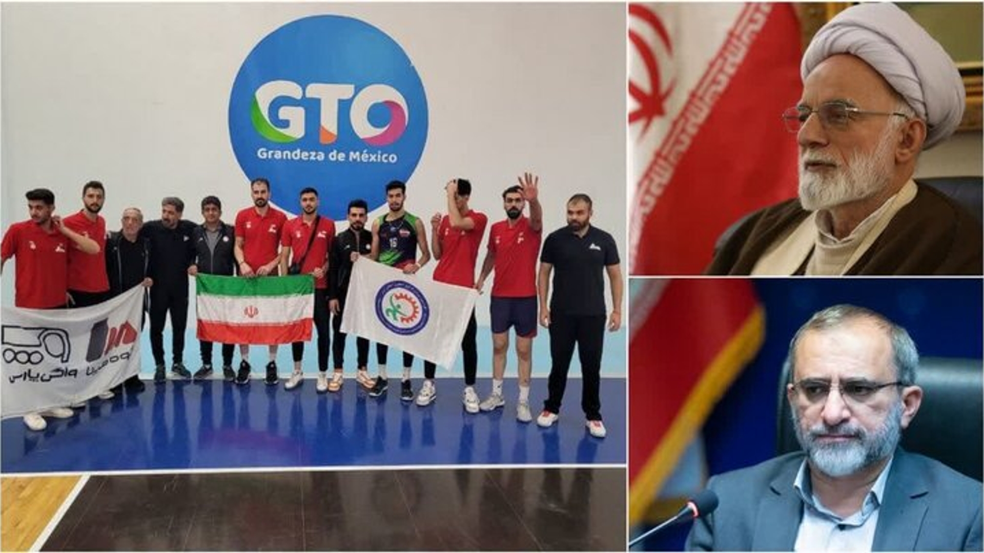 تبریک قهرمانی تیم والیبال واگن‌پارس توسط نماینده ولی فقیه و استاندار مرکزی