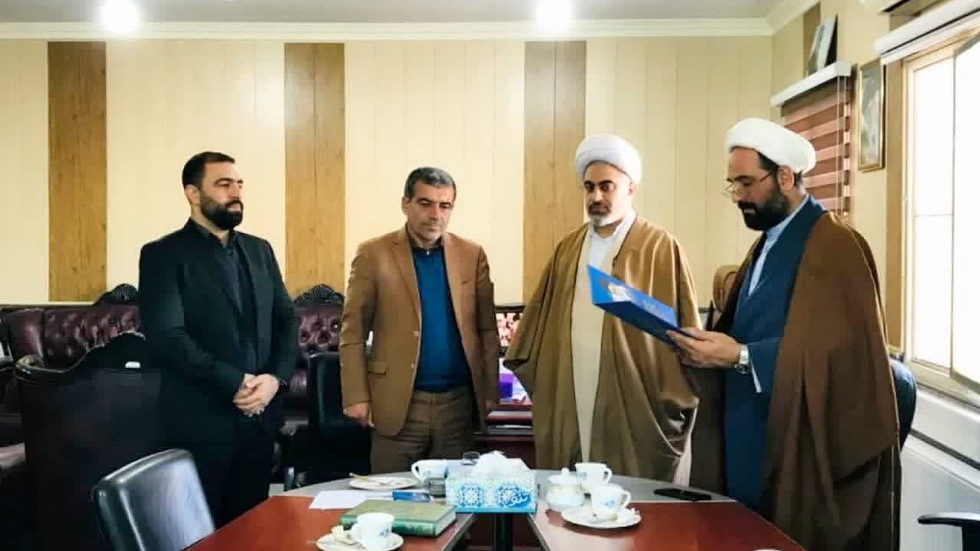 تودیع و معارفه رئیس اوقاف شهرستان زرندیه