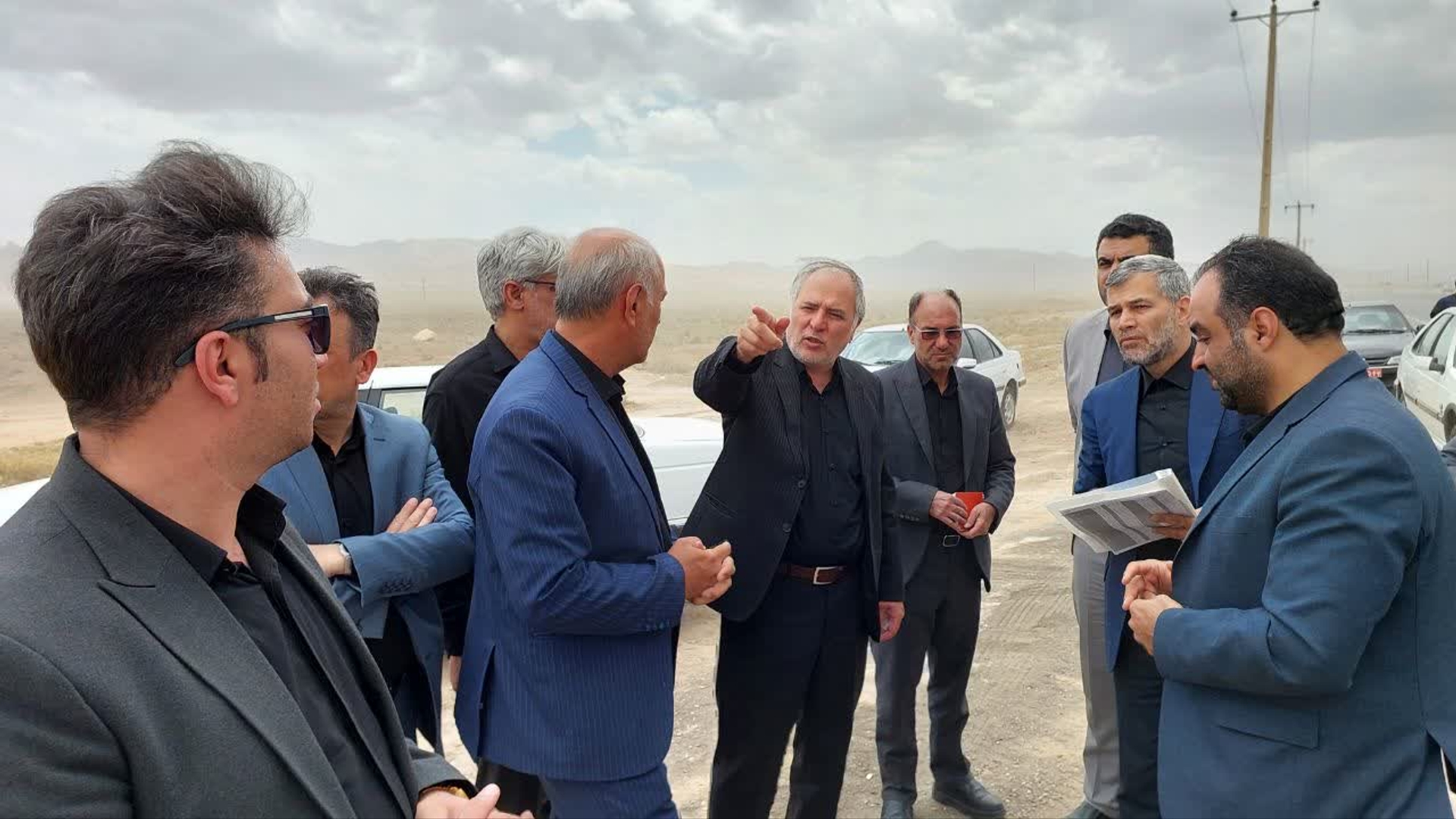 بررسی میدانی محل اجرای پروژه زیرگذر محمدآباد