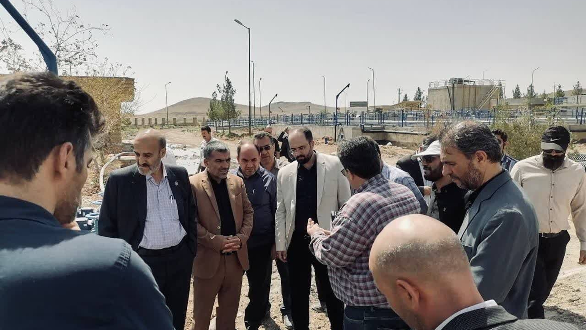 بازدید از تصفیه خانه شهرک صنعتی مامونیه